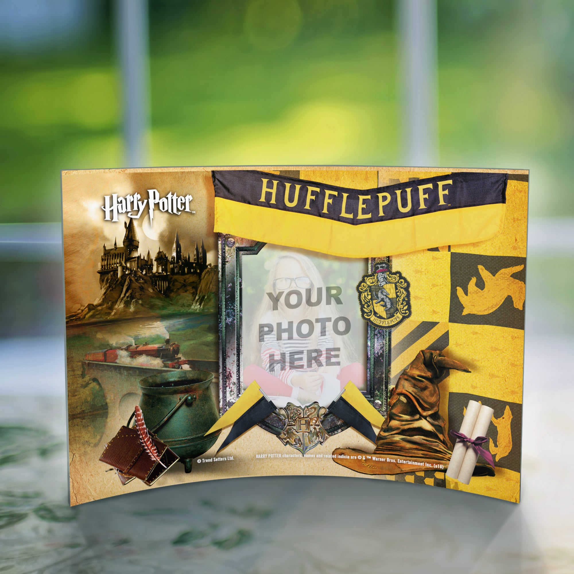Harry Potter (Hufflepuff Sorting Hat - Personalized)  7" x 5" Curved Acrylic Print