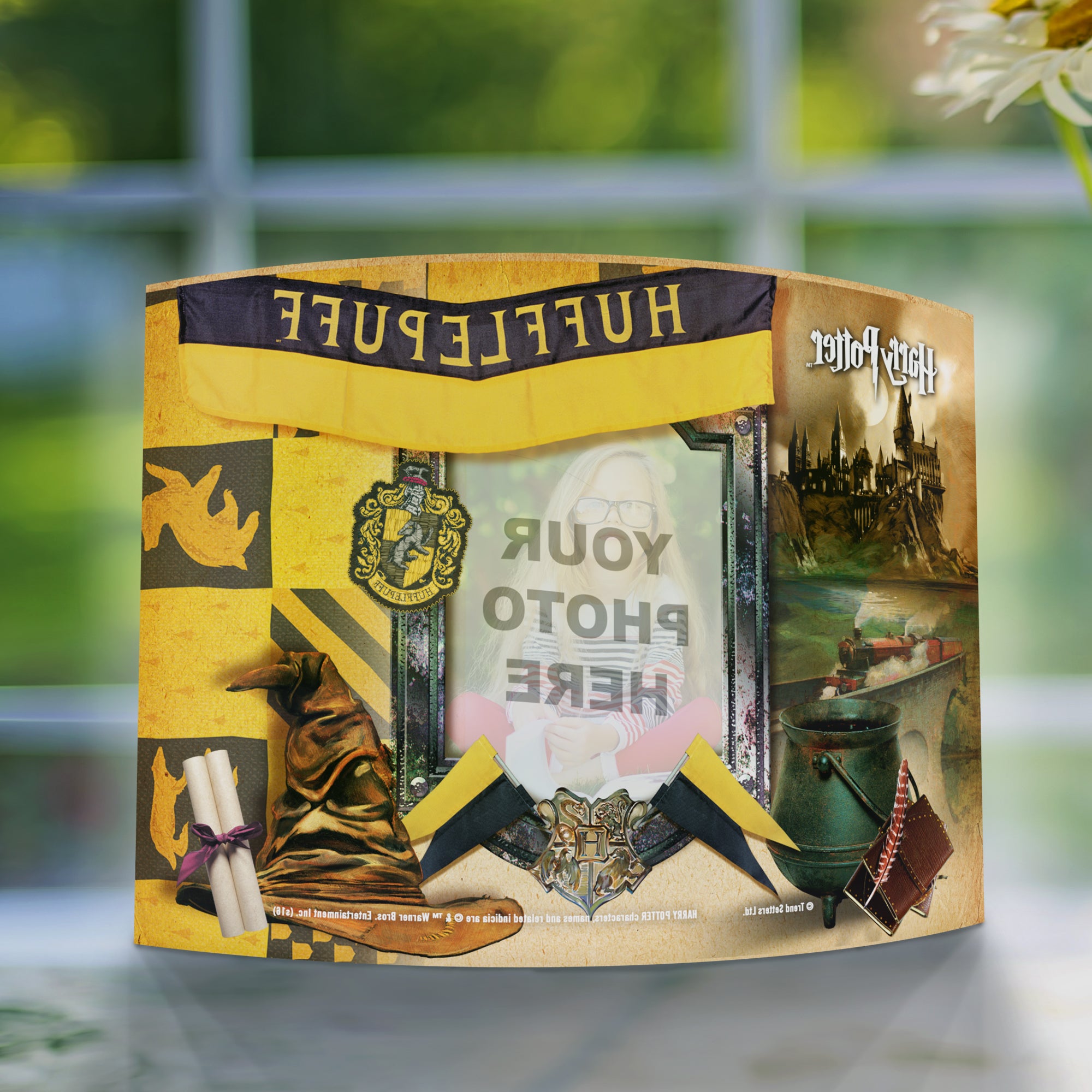 Harry Potter (Hufflepuff Sorting Hat - Personalized)  7" x 5" Curved Acrylic Print