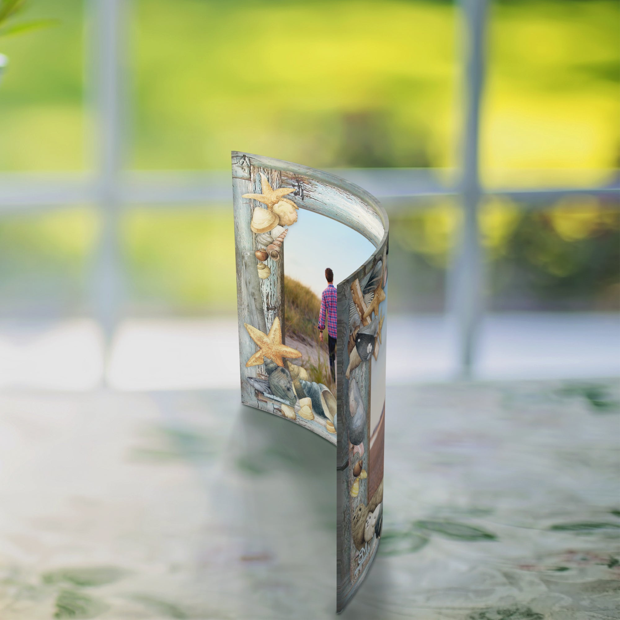 Marjolein Bastin (Beach Frame - Personalized)  7" x 5" Curved Acrylic Print