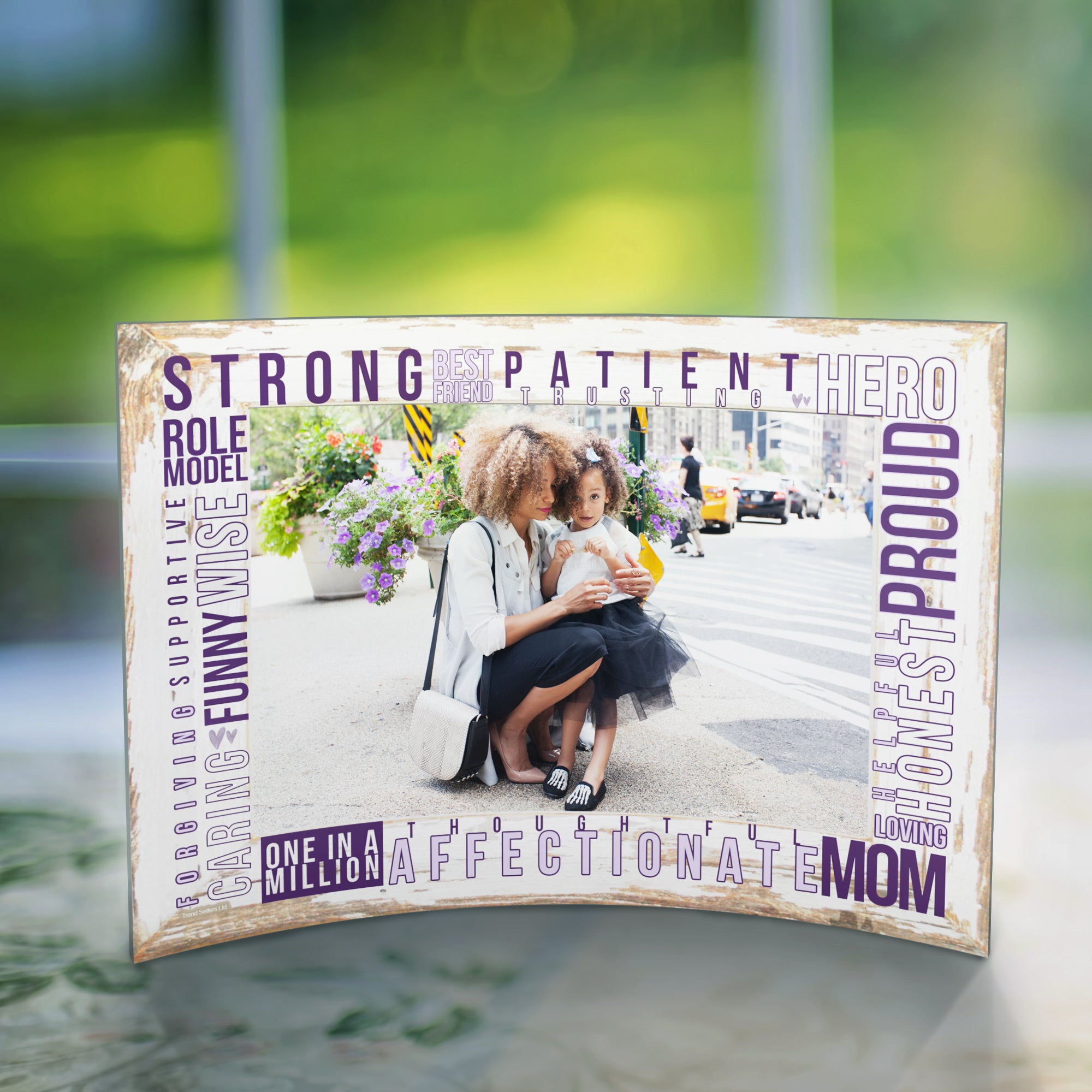 Mother's Day Collection (Mom Words - Personalized)  7" x 5" Curved Acrylic Print