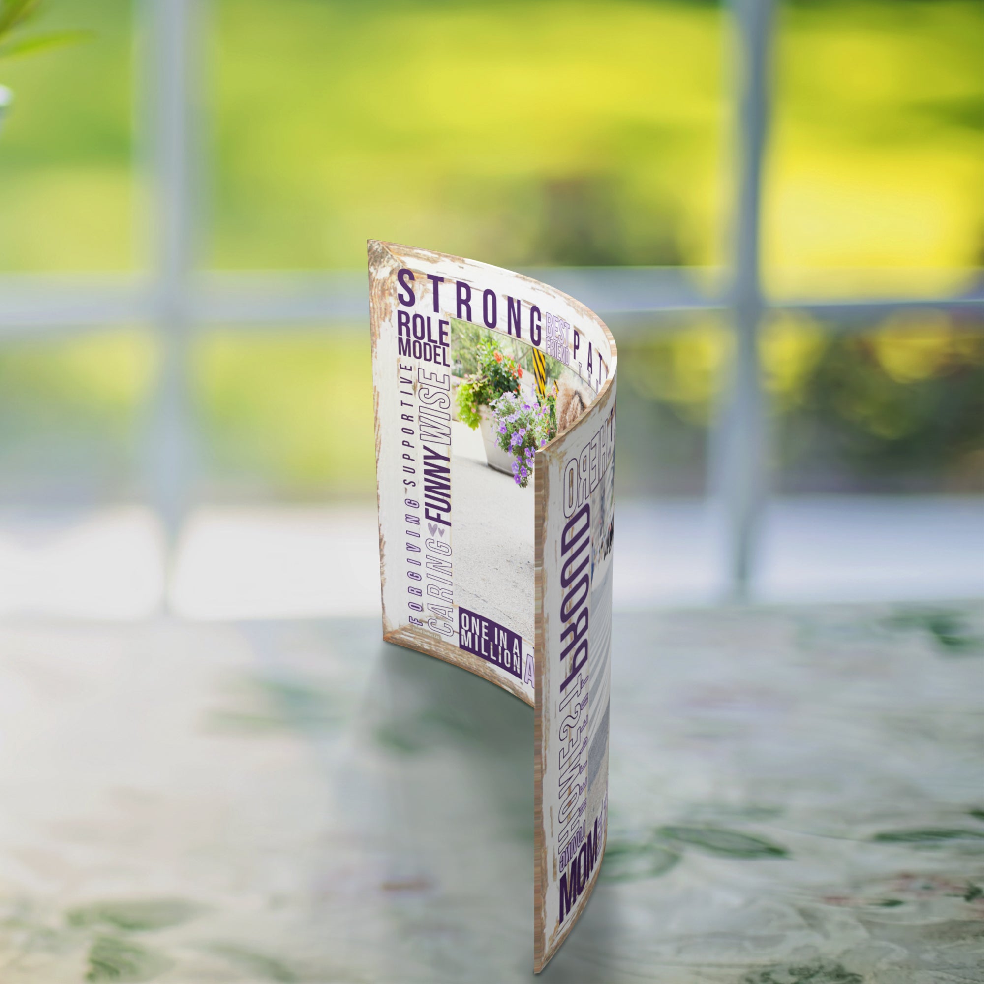 Mother's Day Collection (Mom Words - Personalized)  7" x 5" Curved Acrylic Print