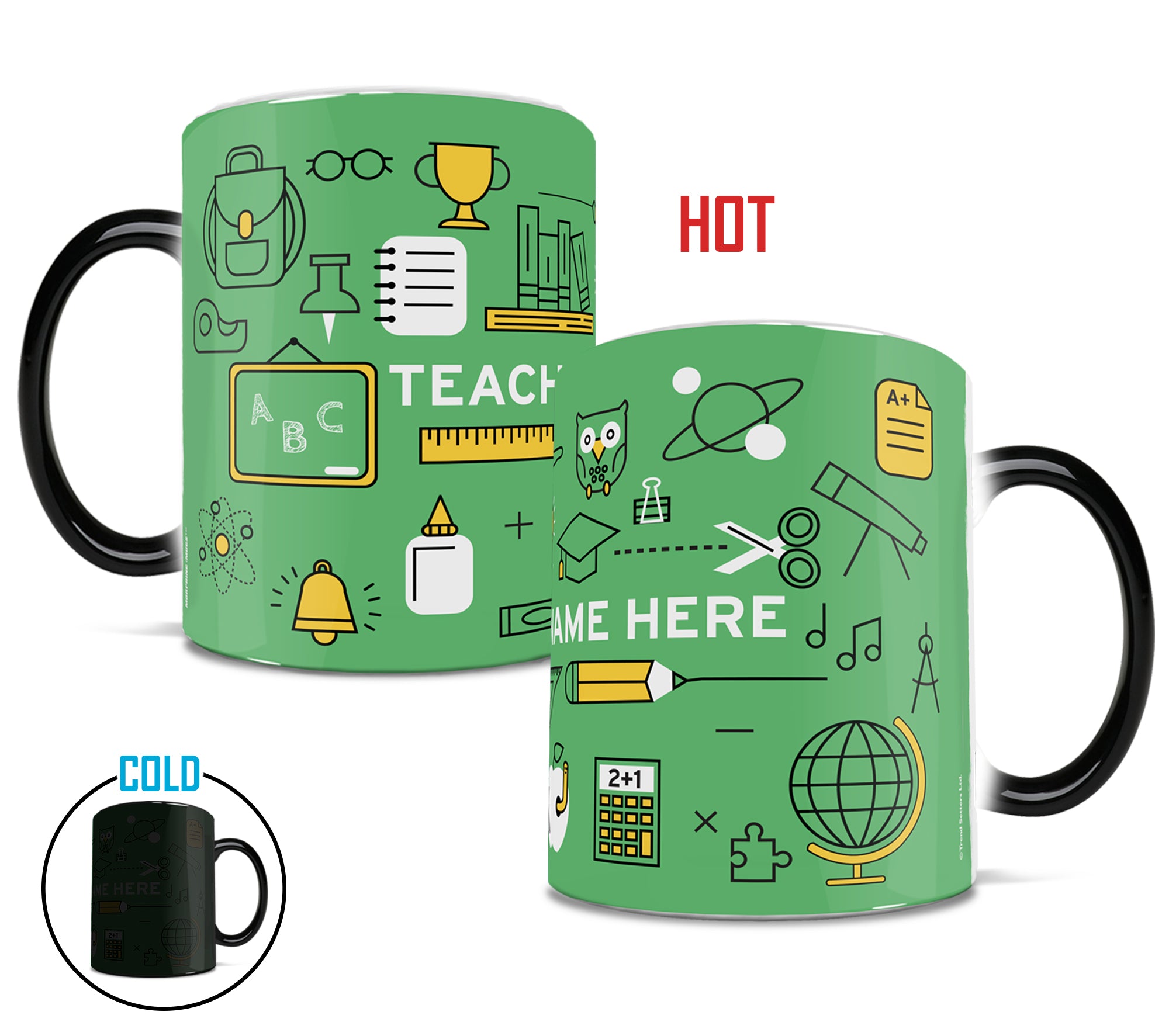Careers Collection (Teacher Iconic - Personalized) Morphing Mugs® Heat-Sensitive Mug MMUG680