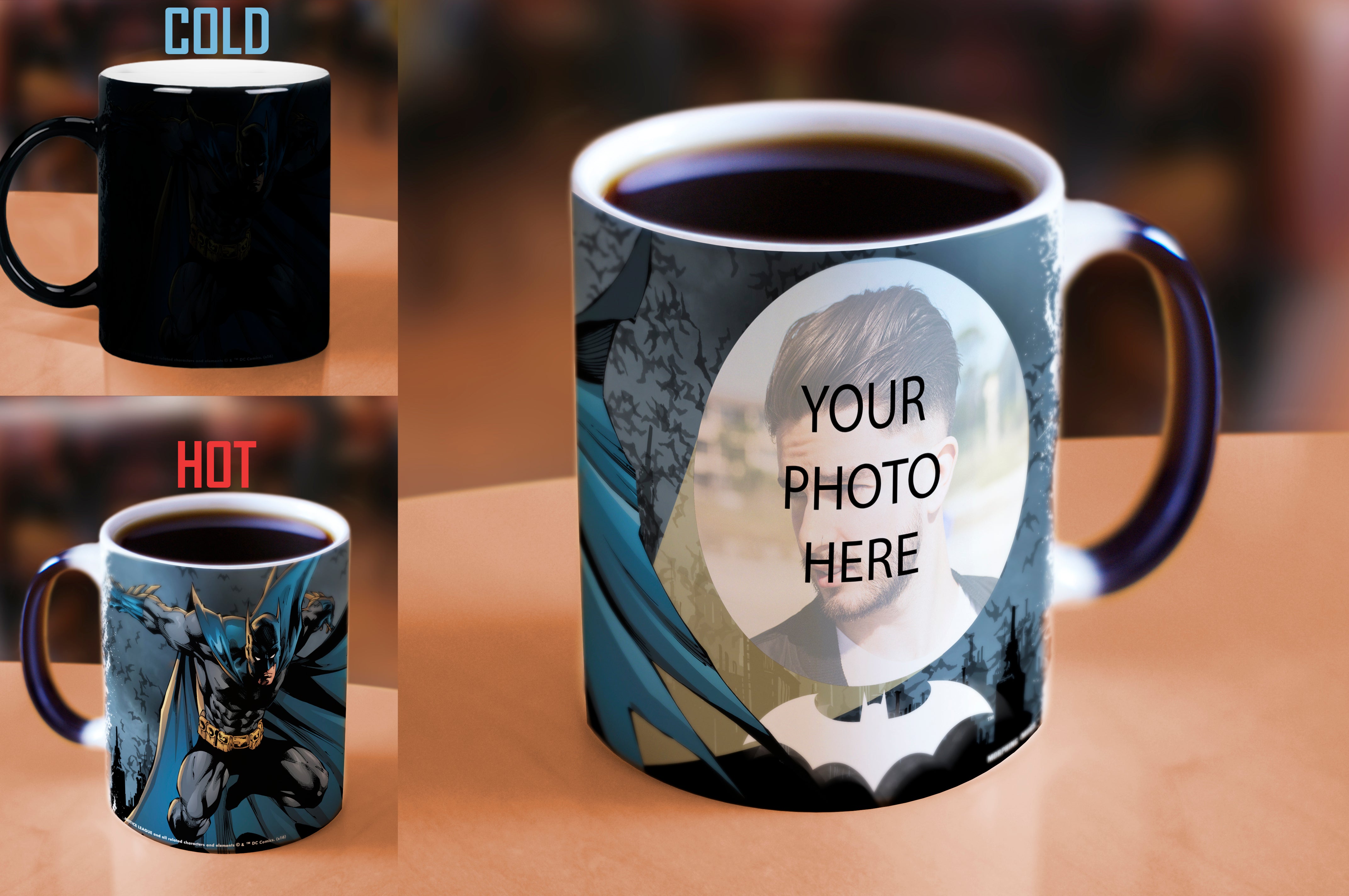 DC Comics (Batman - Add Your Image!) Morphing Mugs® Heat-Sensitive Mug