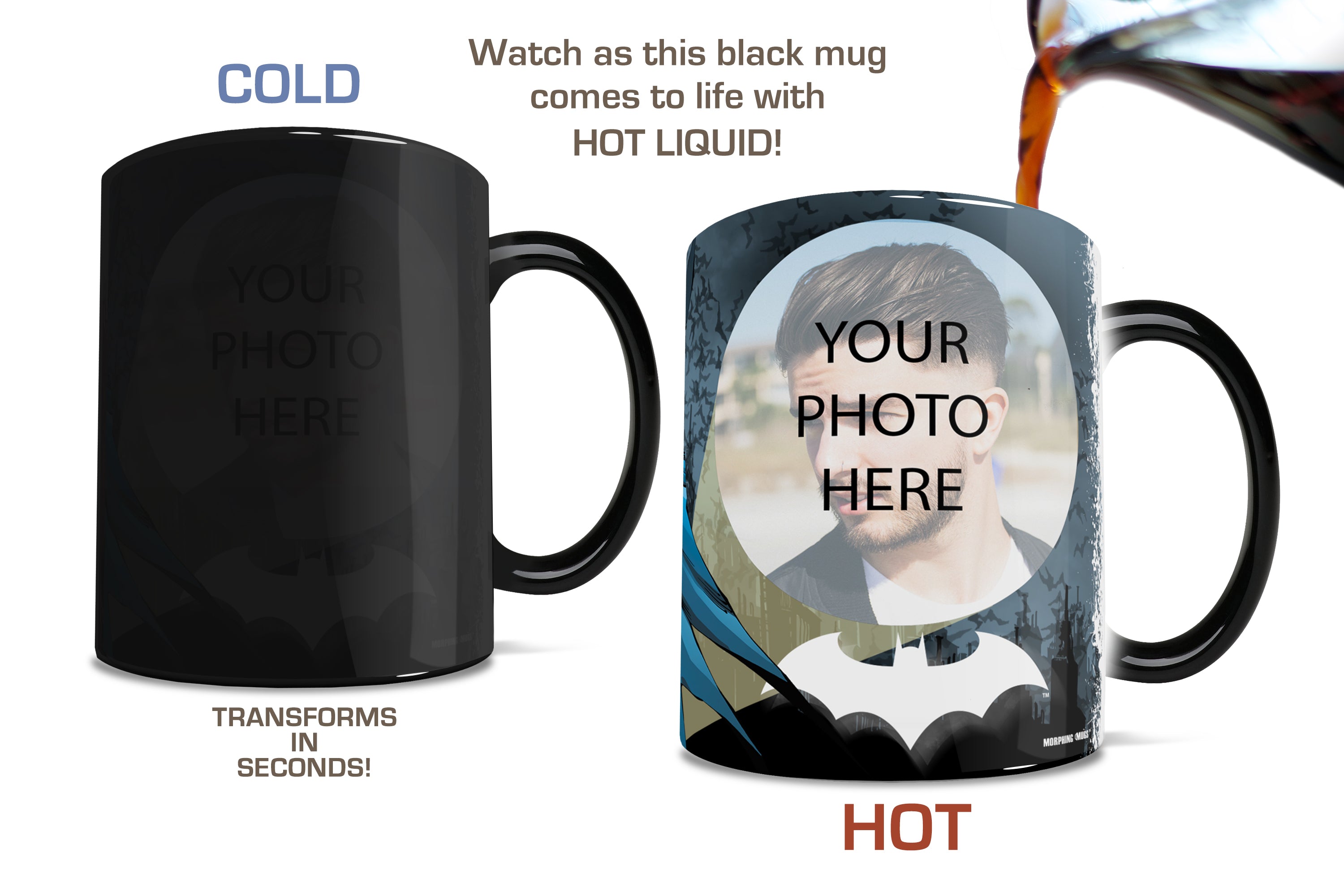 DC Comics (Batman - Add Your Image!) Morphing Mugs® Heat-Sensitive Mug
