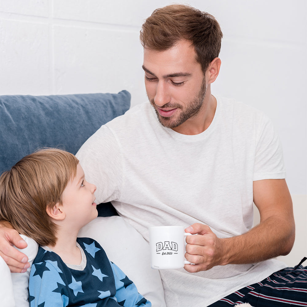 Father’s Day Collection (Dad Est. - Personalized) 11 oz White Ceramic Mug