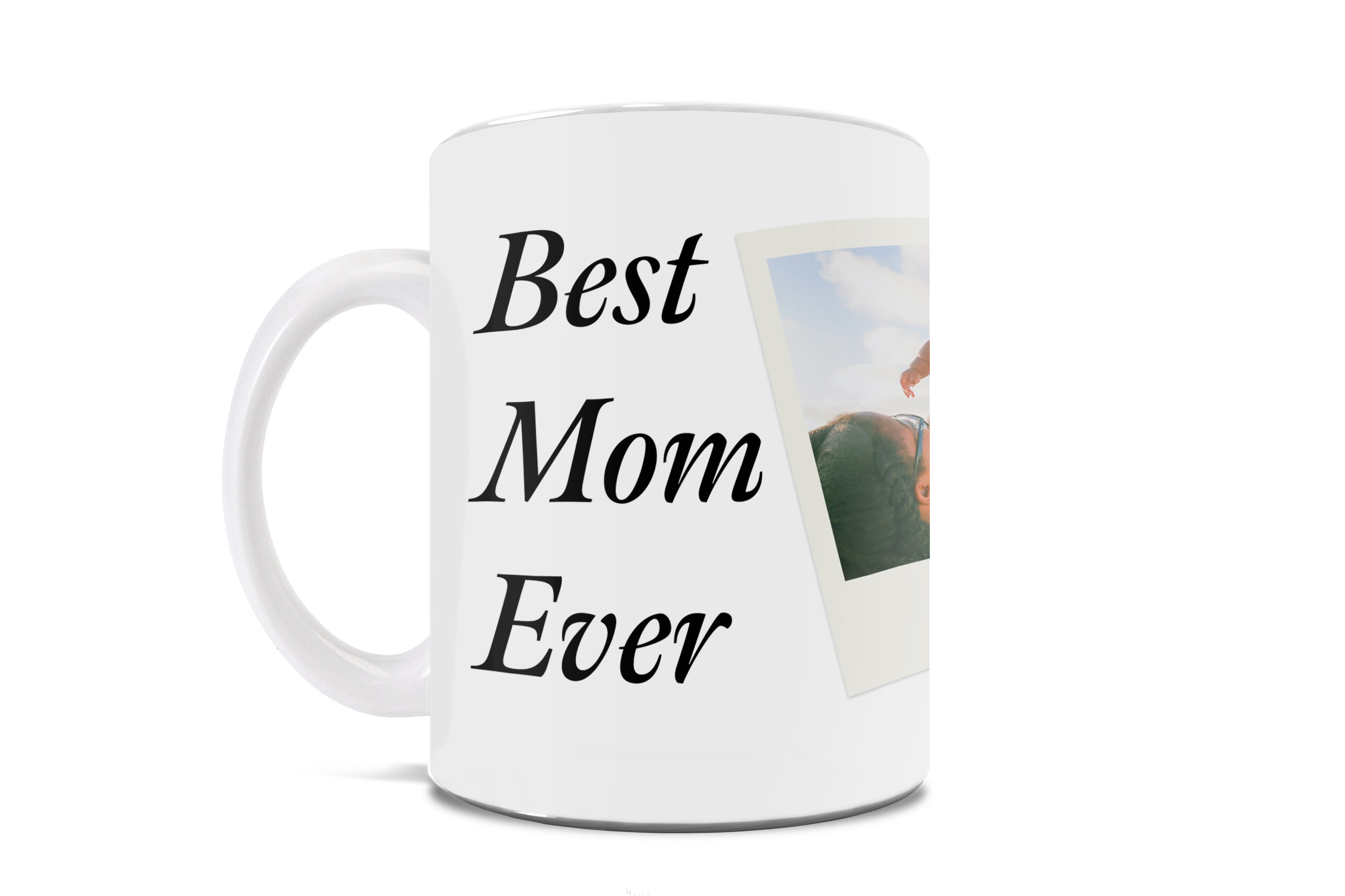 Parent Collection (Best Mom Ever - Personalized) White Ceramic Mug