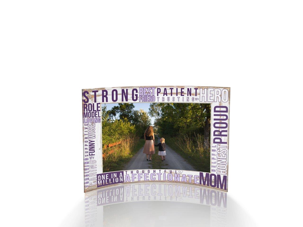 Mother's Day Collection (Mom Words - Personalized)  7" x 5" Curved Acrylic Print