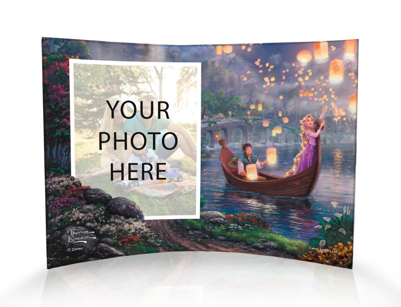 Disney (Tangled - Personalized) 10" x 7" Curved Acrylic Print
