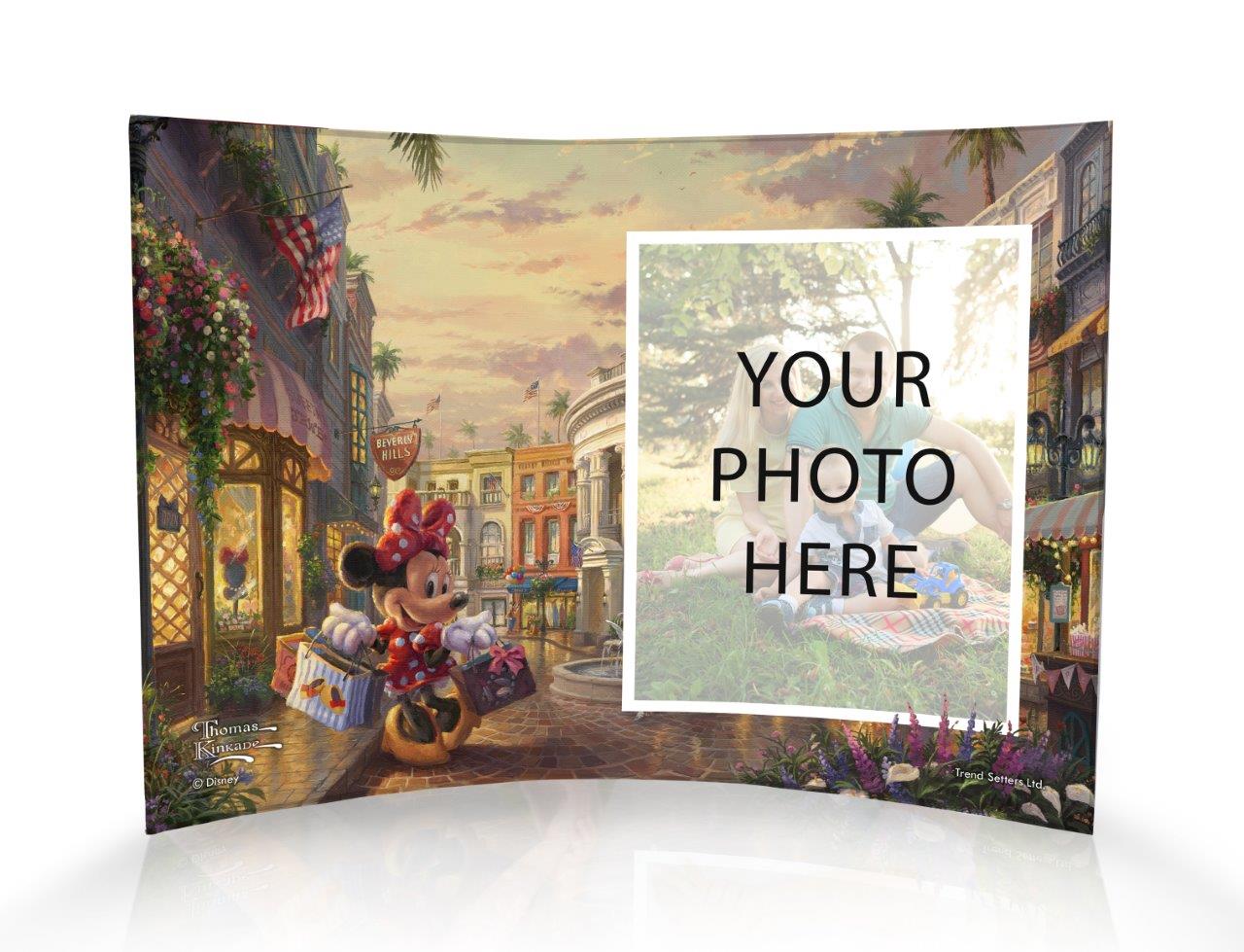 Disney (Minnie Rocks the Dots on Rodeo Drive - Personalized) 10" x 7" Curved Acrylic Print