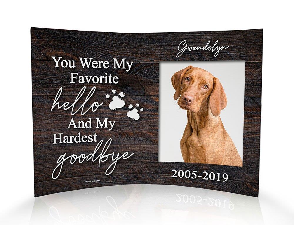 Pet Collection (Pet Memorial- Personalized)  10" x 7" Curved Acrylic Print