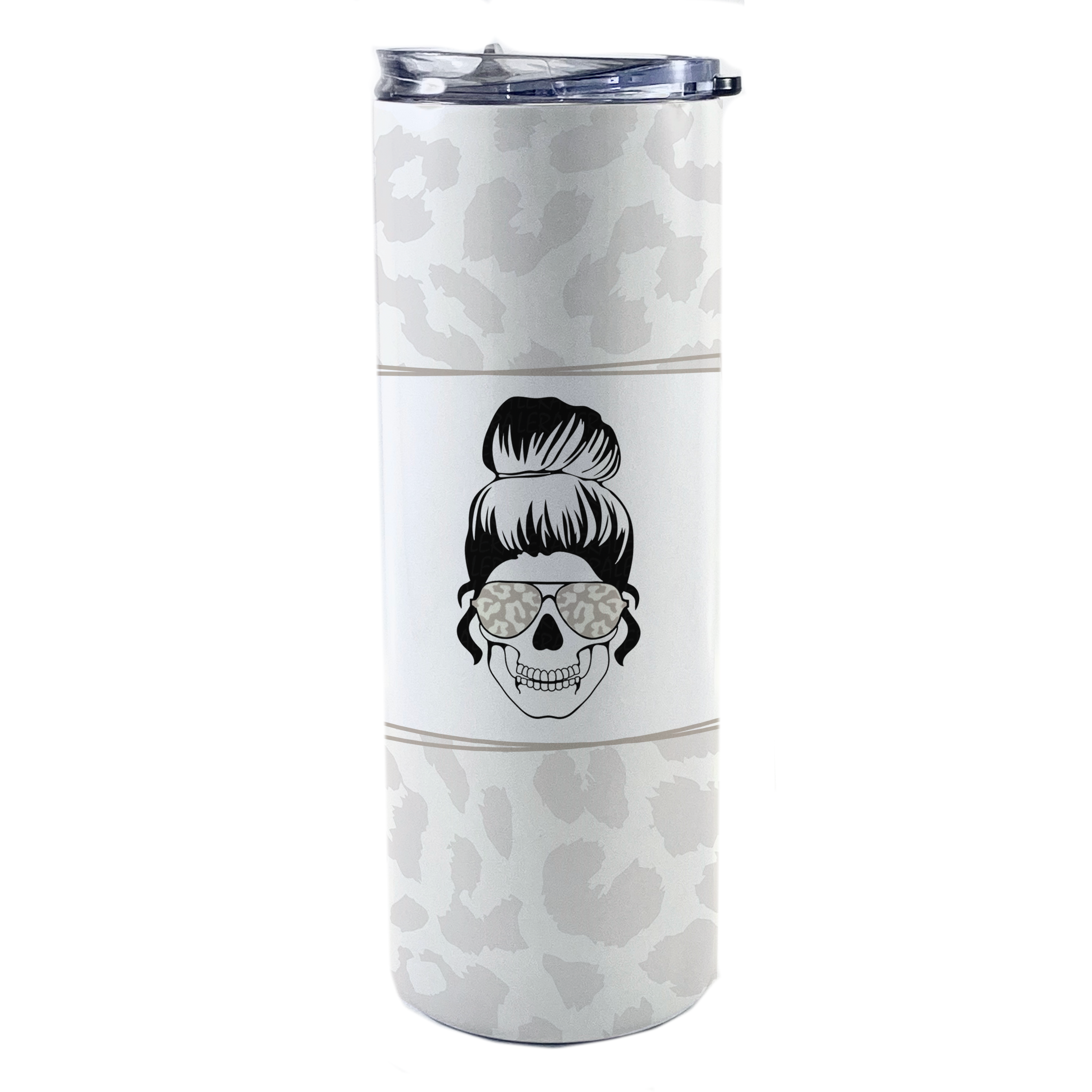 Parent Collection (Tired as a Mother) 20 Oz Stainless Steel Travel Tumbler with Straw