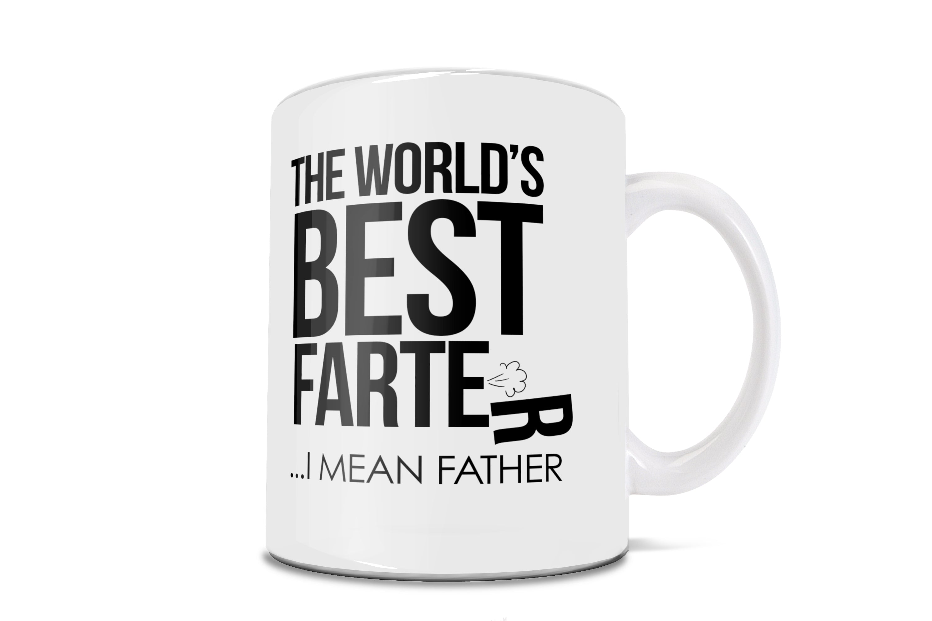 Parents Collection (The World's Best Farter) 11 oz White Ceramic Mug