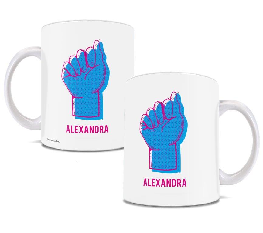 Trend Setters Original (ASL Sign Language Alphabet – Personalized) 11 oz White Ceramic Mug