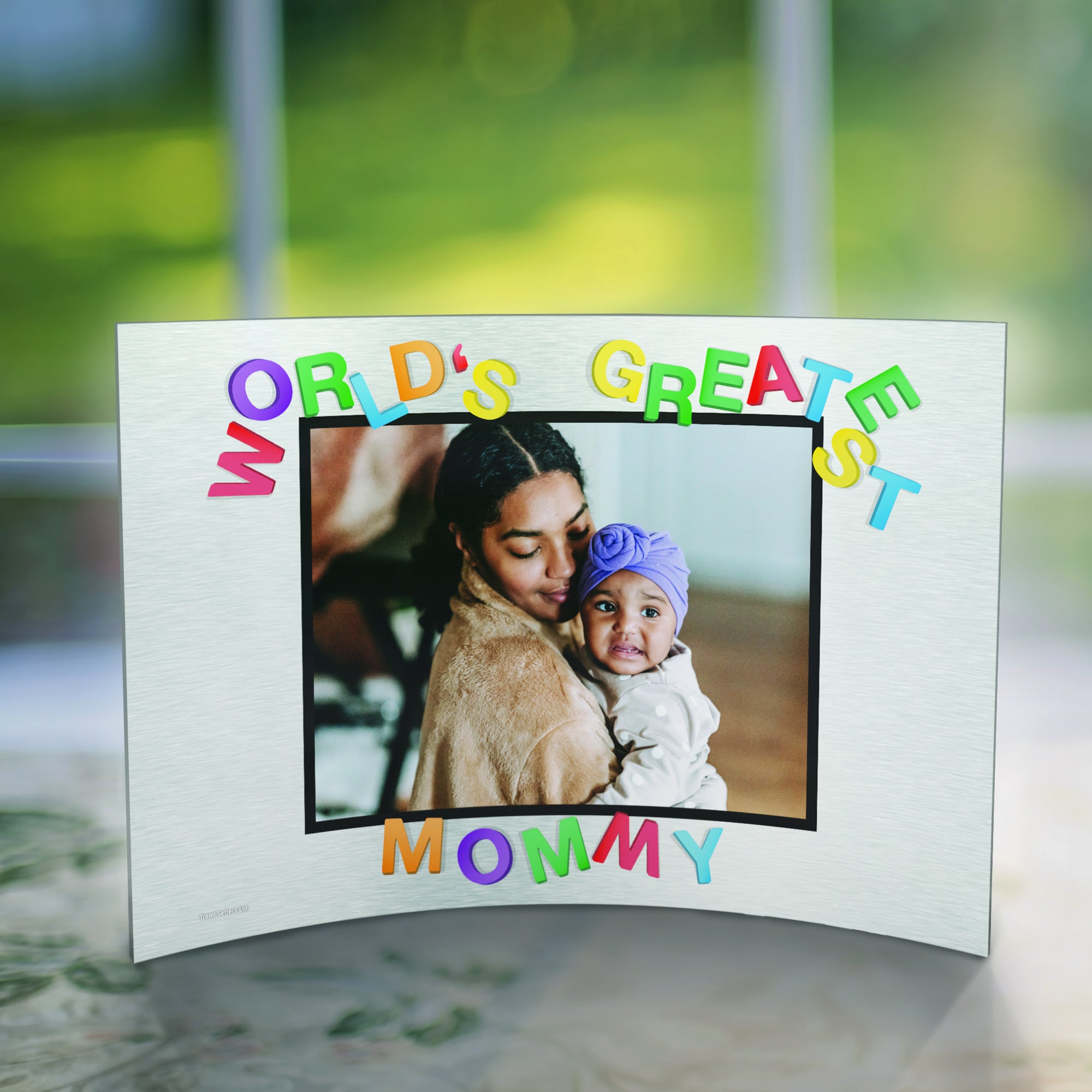 Mother's Day Collection (World's Greatest Mom - Personalized)  10" x 7" Curved Acrylic Print