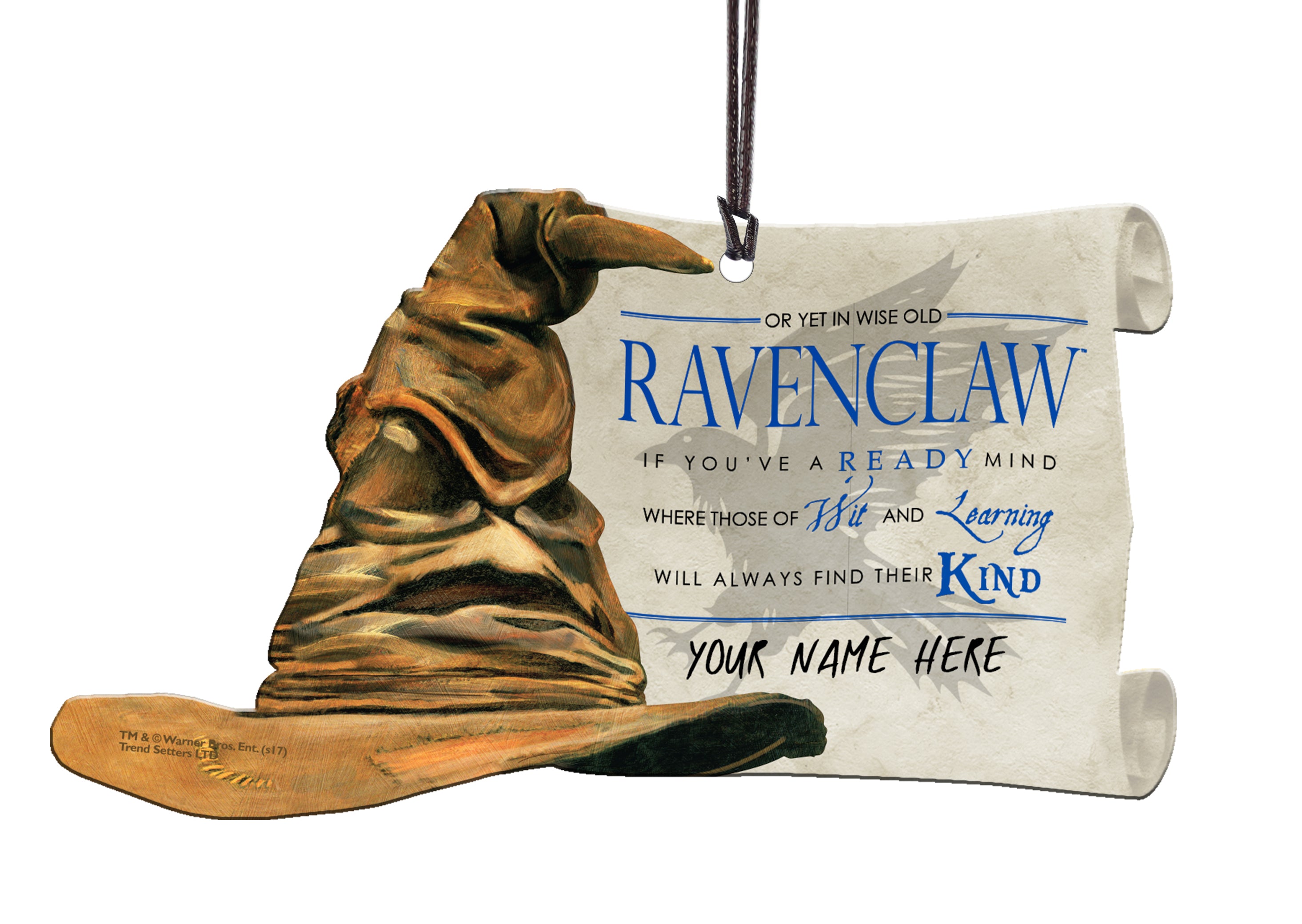 Harry Potter (Sorting Hat Ravenclaw - Personalized) Hanging Acrylic Print