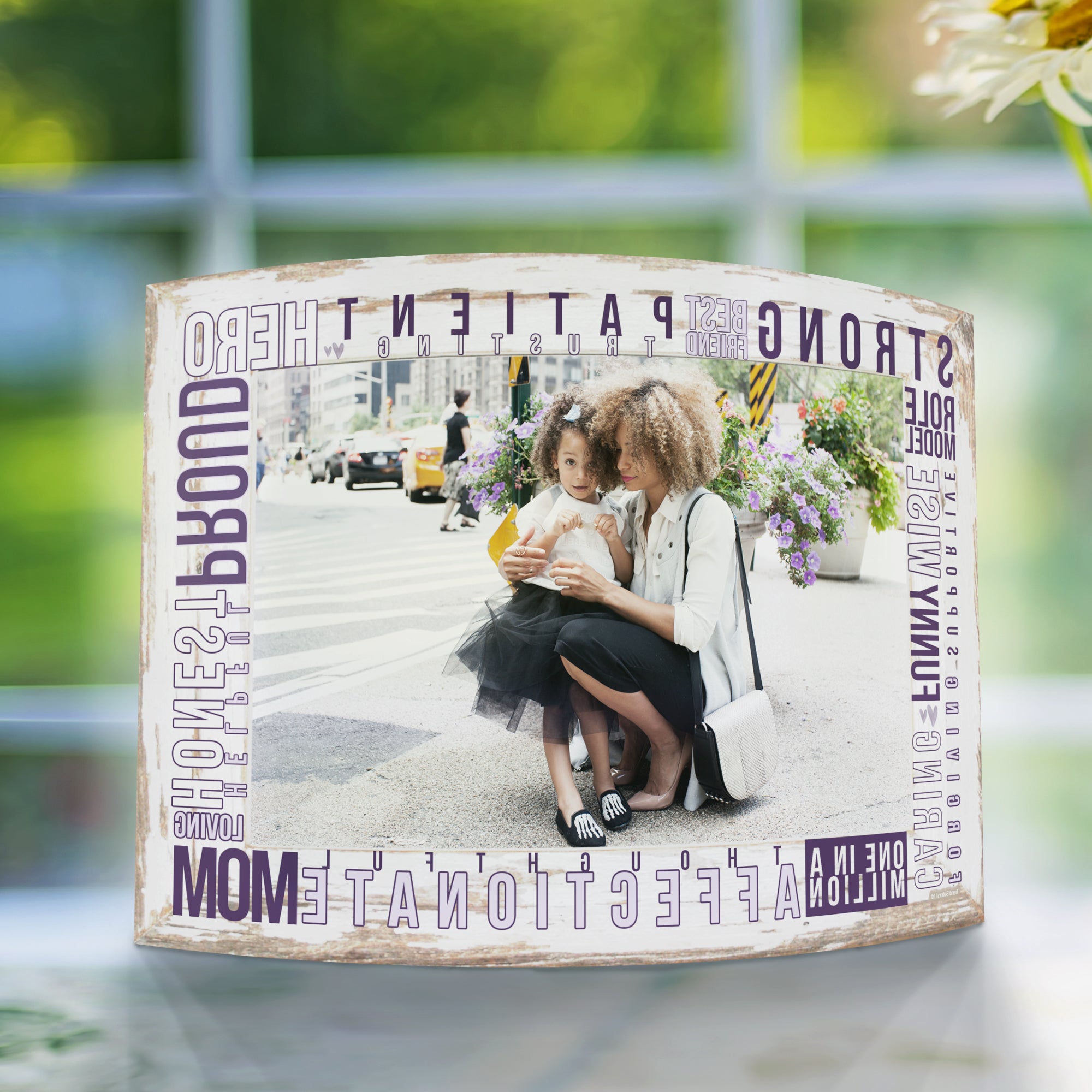 Mother's Day Collection (Mom Words - Personalized)  7" x 5" Curved Acrylic Print