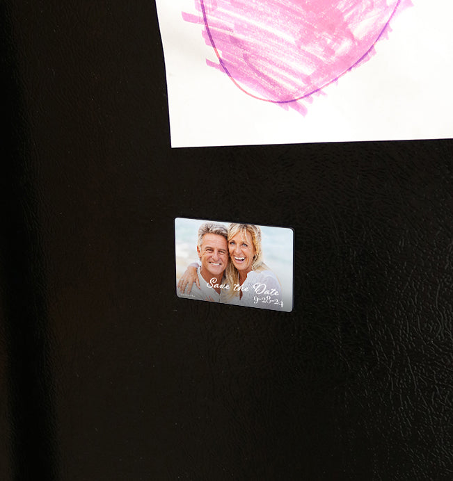 Wedding Collection  (Save the Date - Personalized) Hardboard Magnet