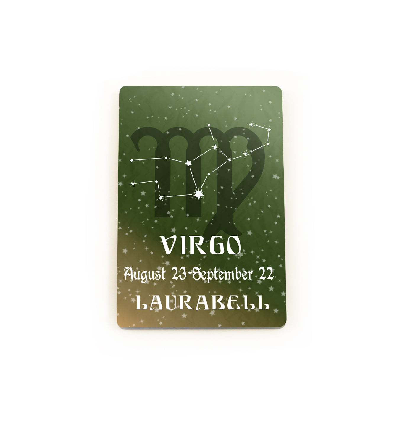 Zodiac Collection (Virgo - Personalized) Hardboard Magnet
