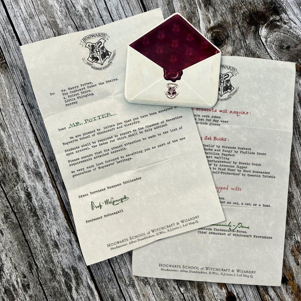 Harry Potter (Hogwarts Acceptance Letter) Hogwarts Envelope Resin Magnet MAGENV002