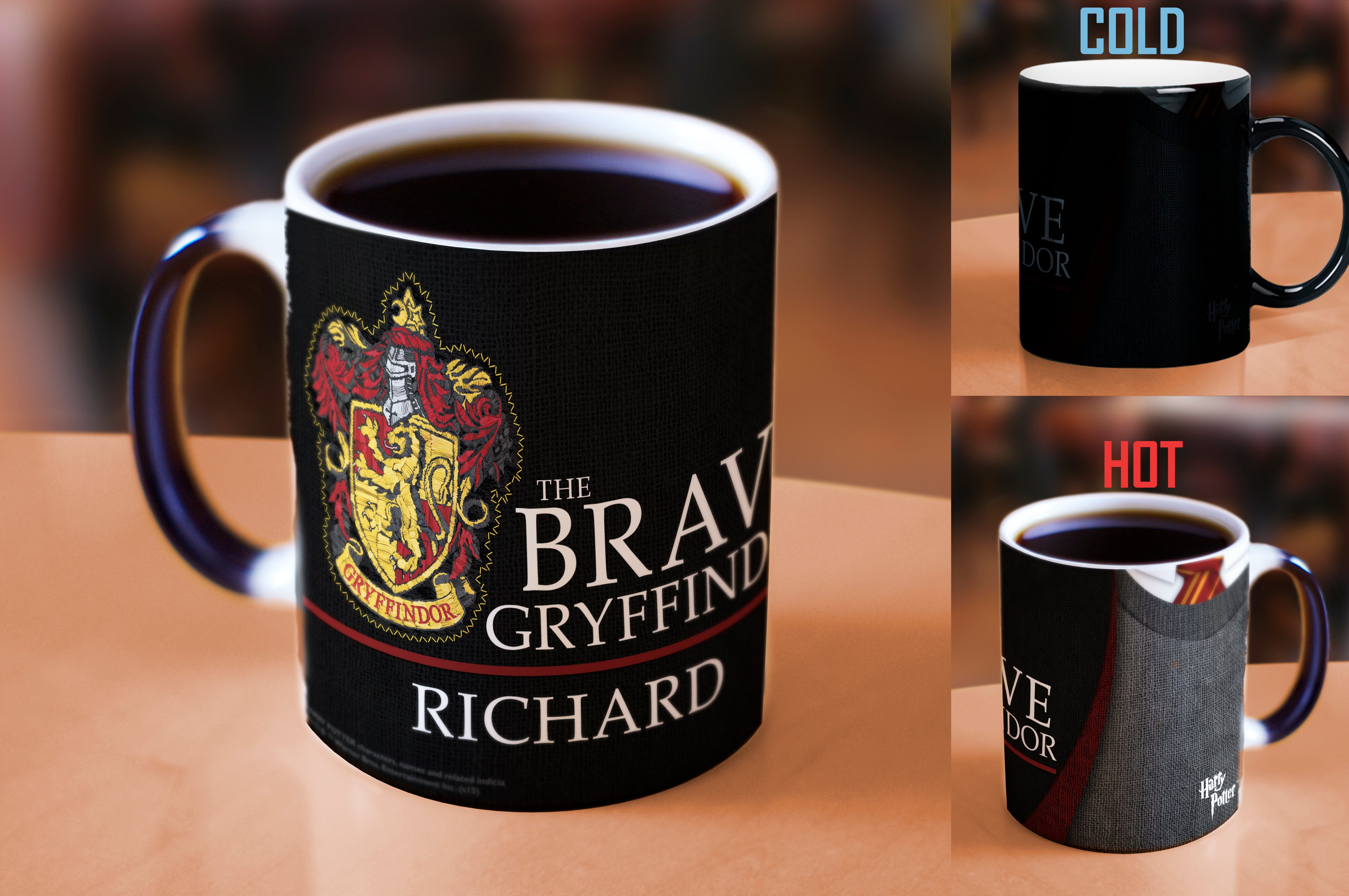 Harry Potter (Gryffindor Robe Personalized) Morphing Mugs® Heat-Sensitive Mug MMUG211