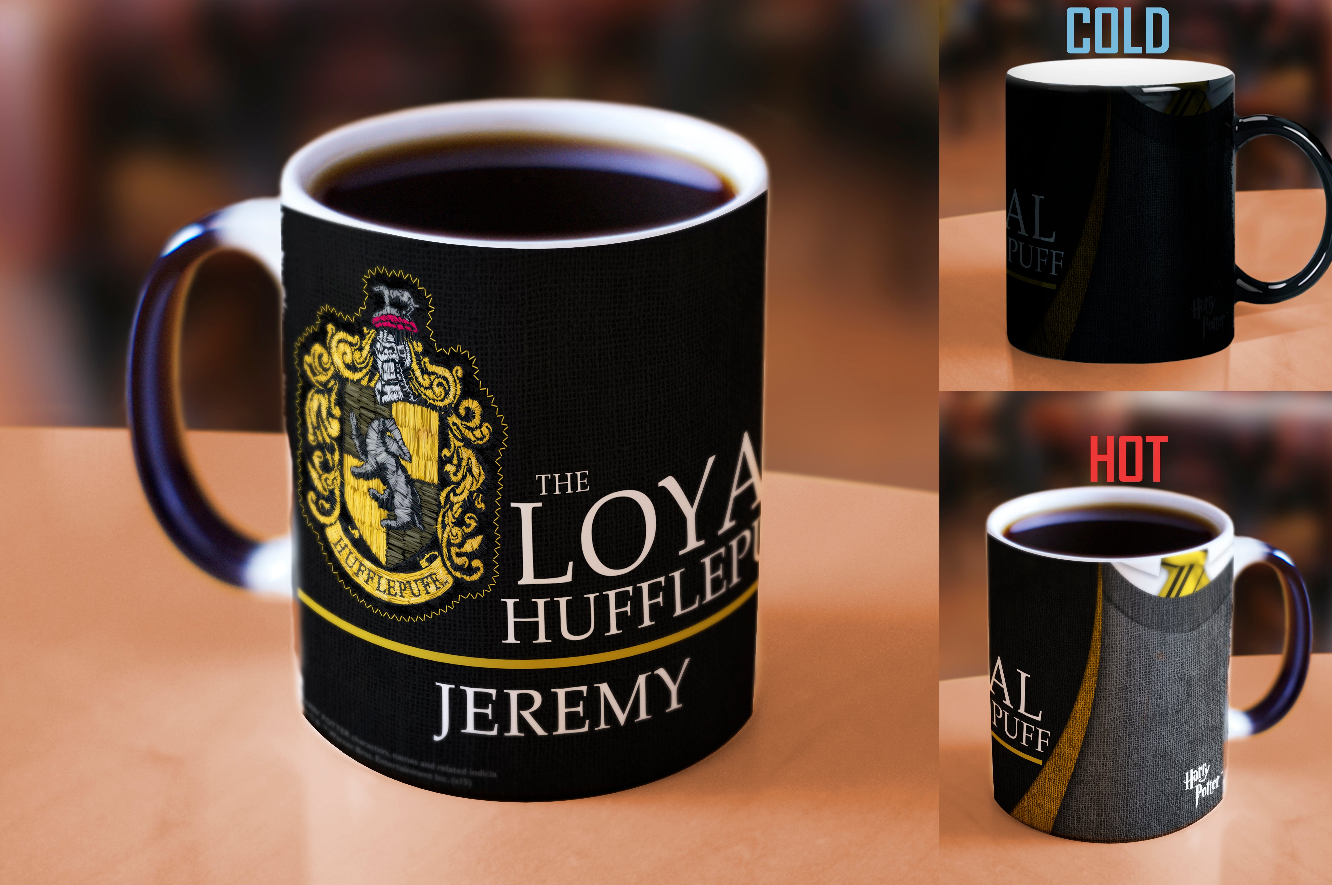 Harry Potter (Hufflepuff Robe Personalized) Morphing Mugs® Heat-Sensitive Mug MMUG213