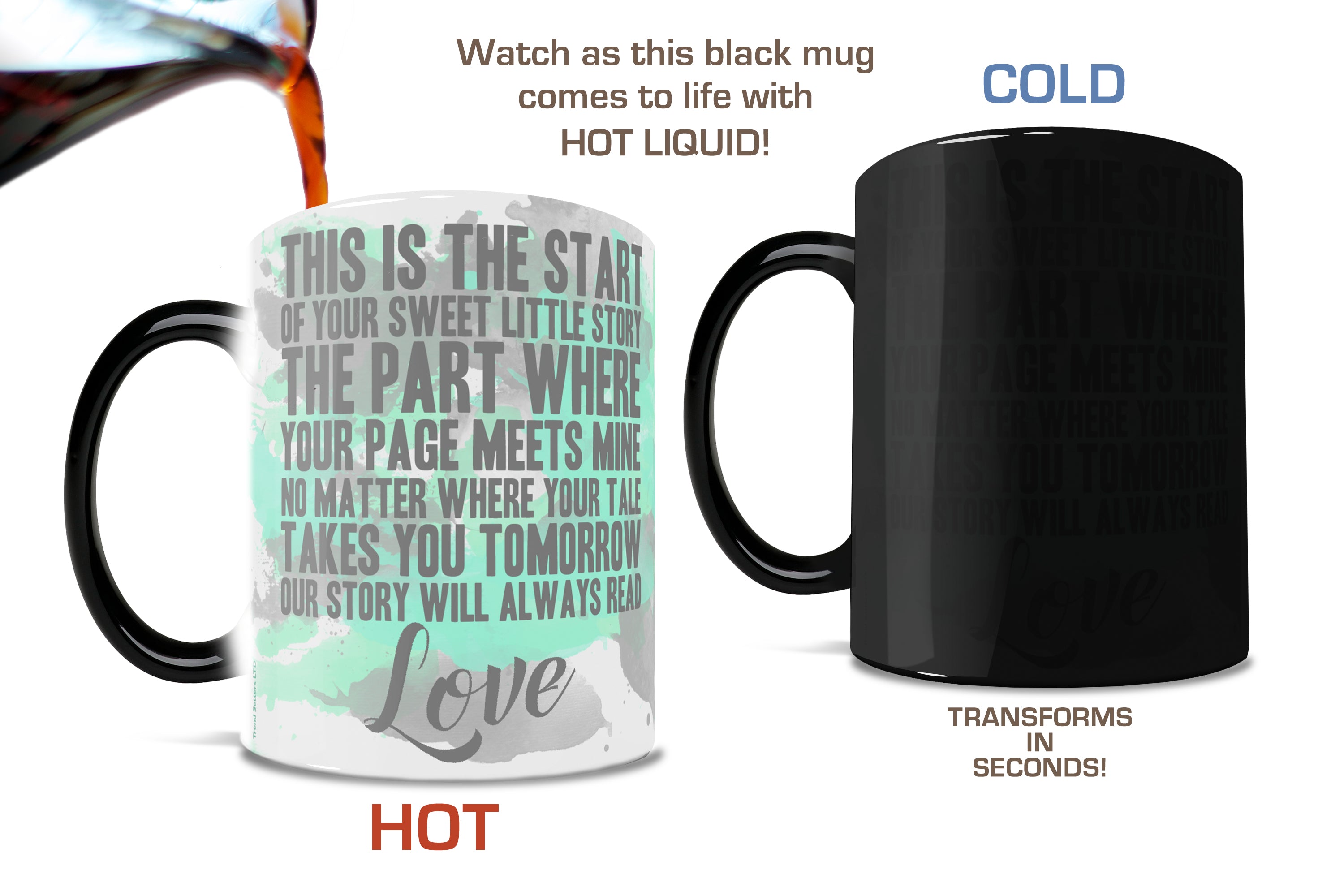 Wedding Collection (Our Story - Personalized) Morphing Mugs® Heat-Sensitive Mug MMUG223