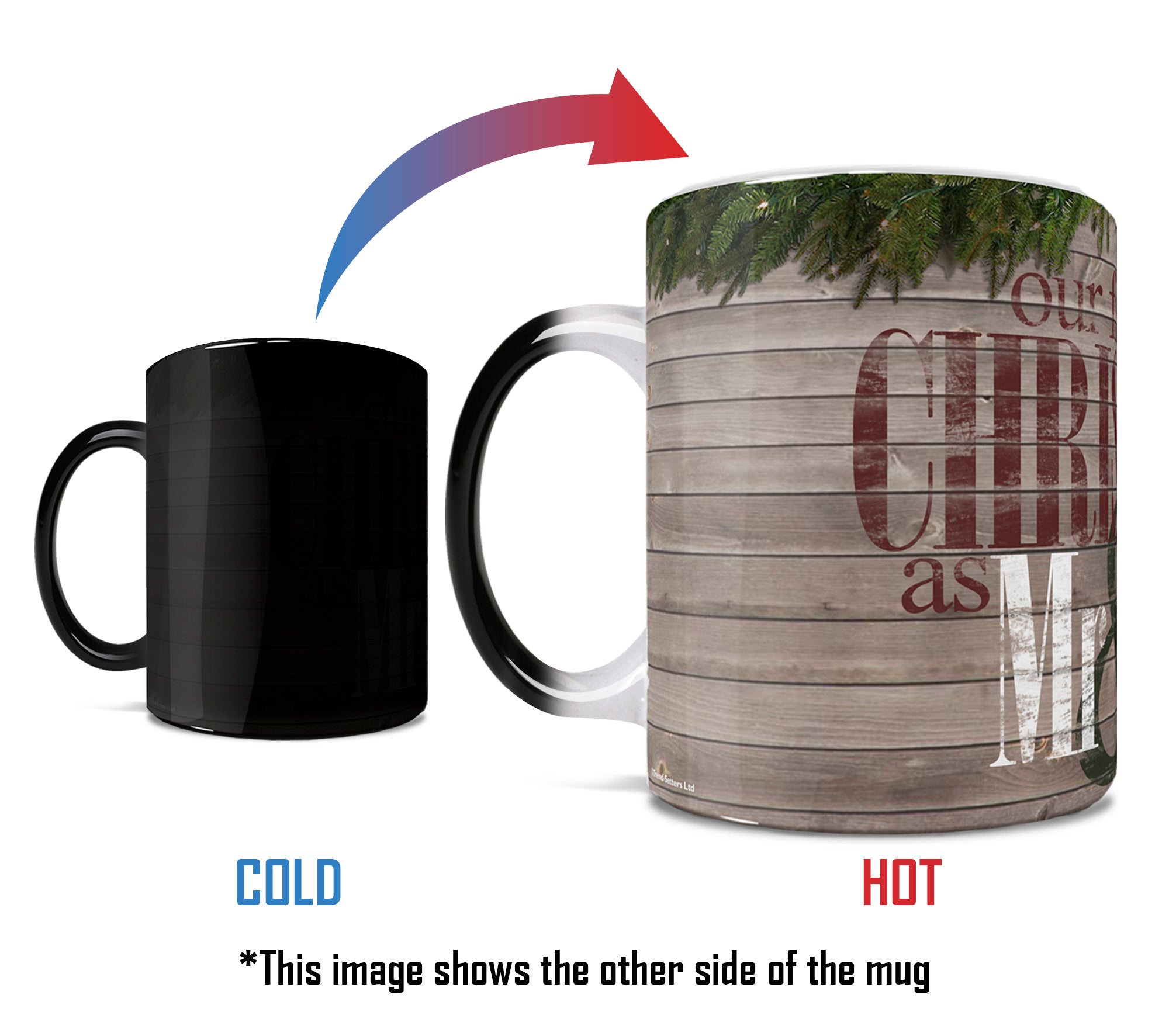 Christmas Collection (Our First Chritsmas Married - Personalized) Morphing Mugs® Heat-Sensitive Mug MMUG278