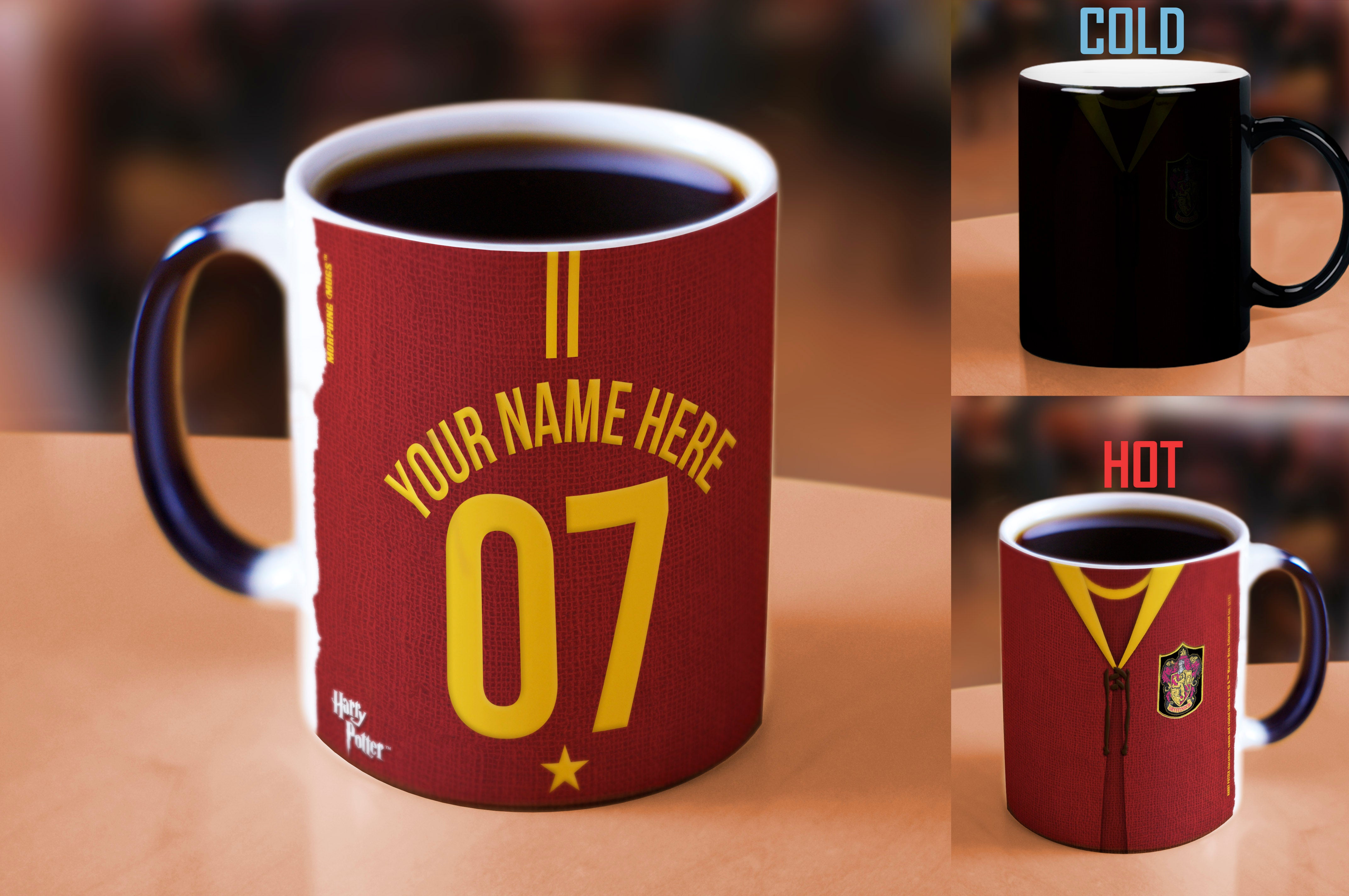 Harry Potter (Gryffindor Quidditch - Personalized) Morphing Mugs® Heat-Sensitive Mug MMUG390