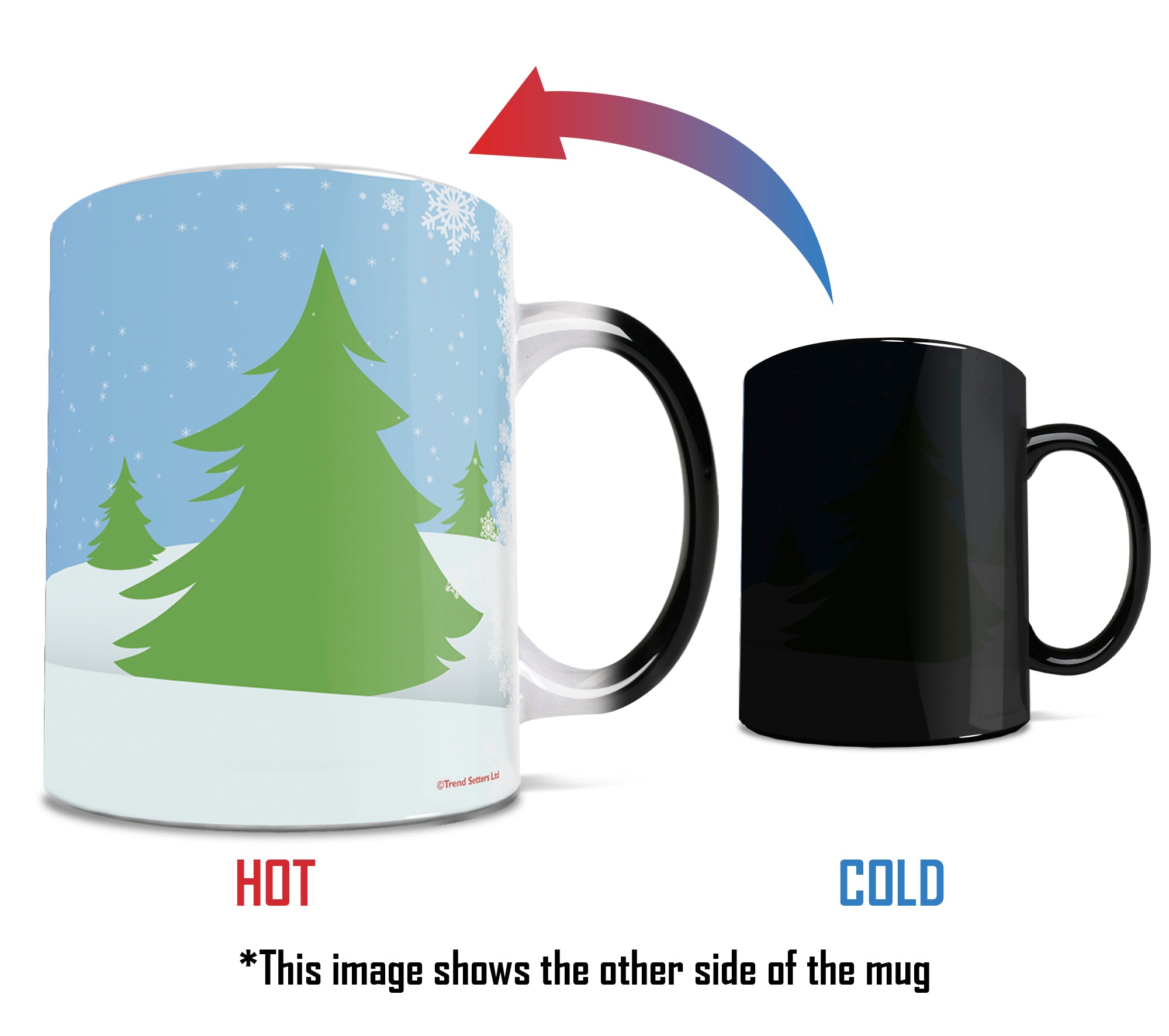 Christmas Collection (Snowy Day - Personalized) Morphing Mugs® Heat-Sensitive Mug MMUG431