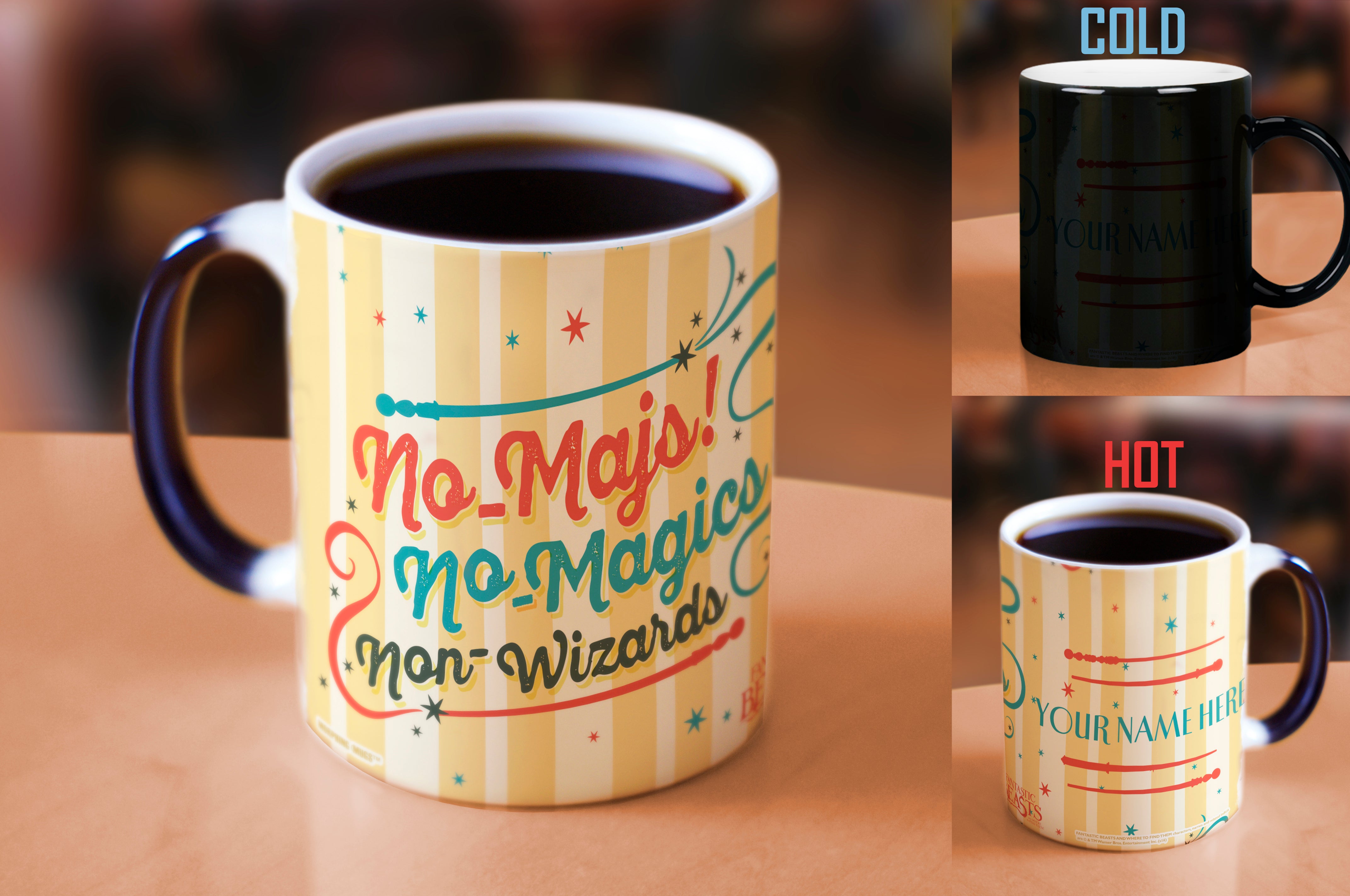 Fantastic Beasts & Where to Find Them (No Maj - Personalized) Morphing Mugs® Heat-Sensitive Mug MMUG460