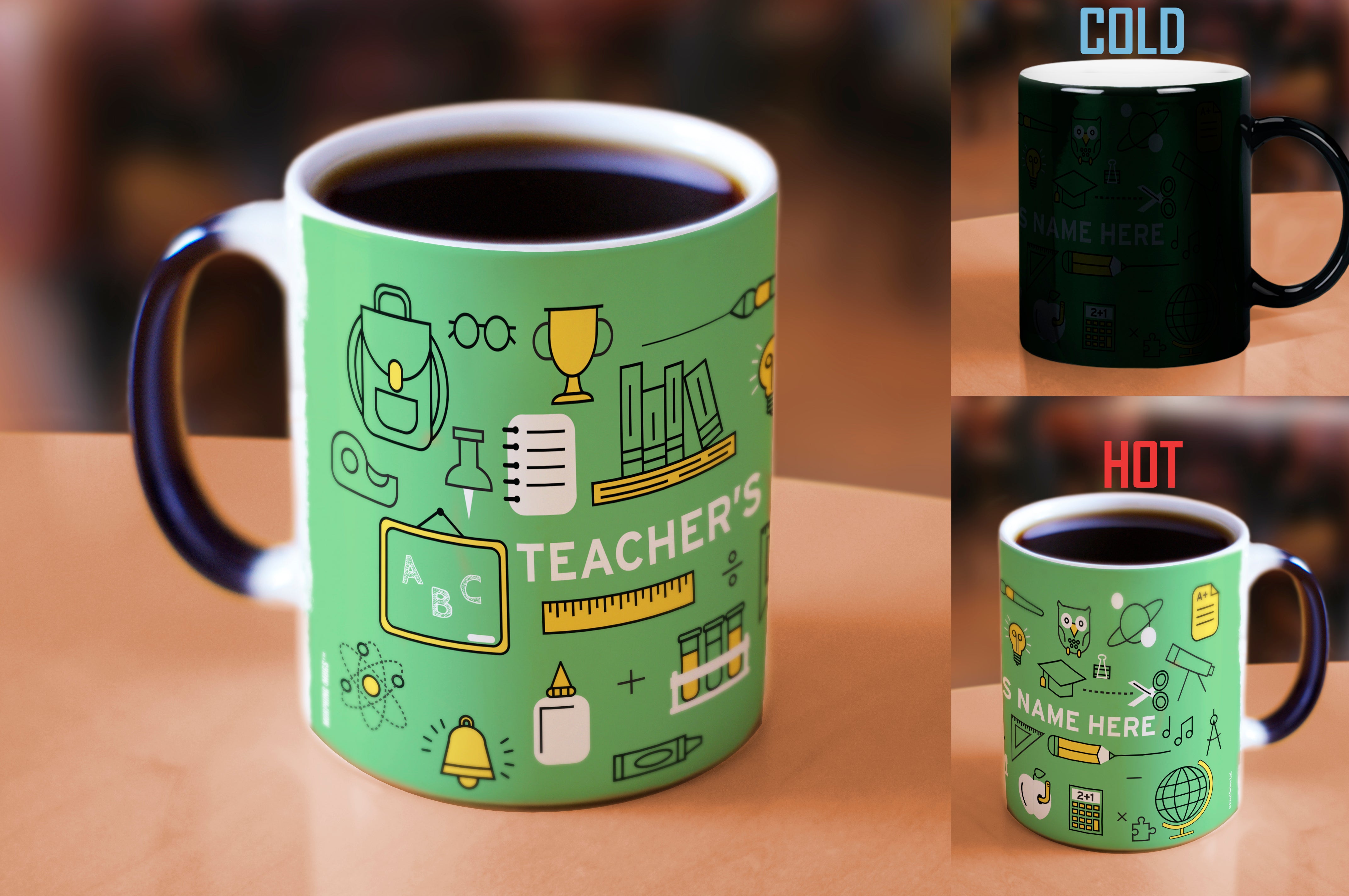 Careers Collection (Teacher Iconic - Personalized) Morphing Mugs® Heat-Sensitive Mug MMUG680