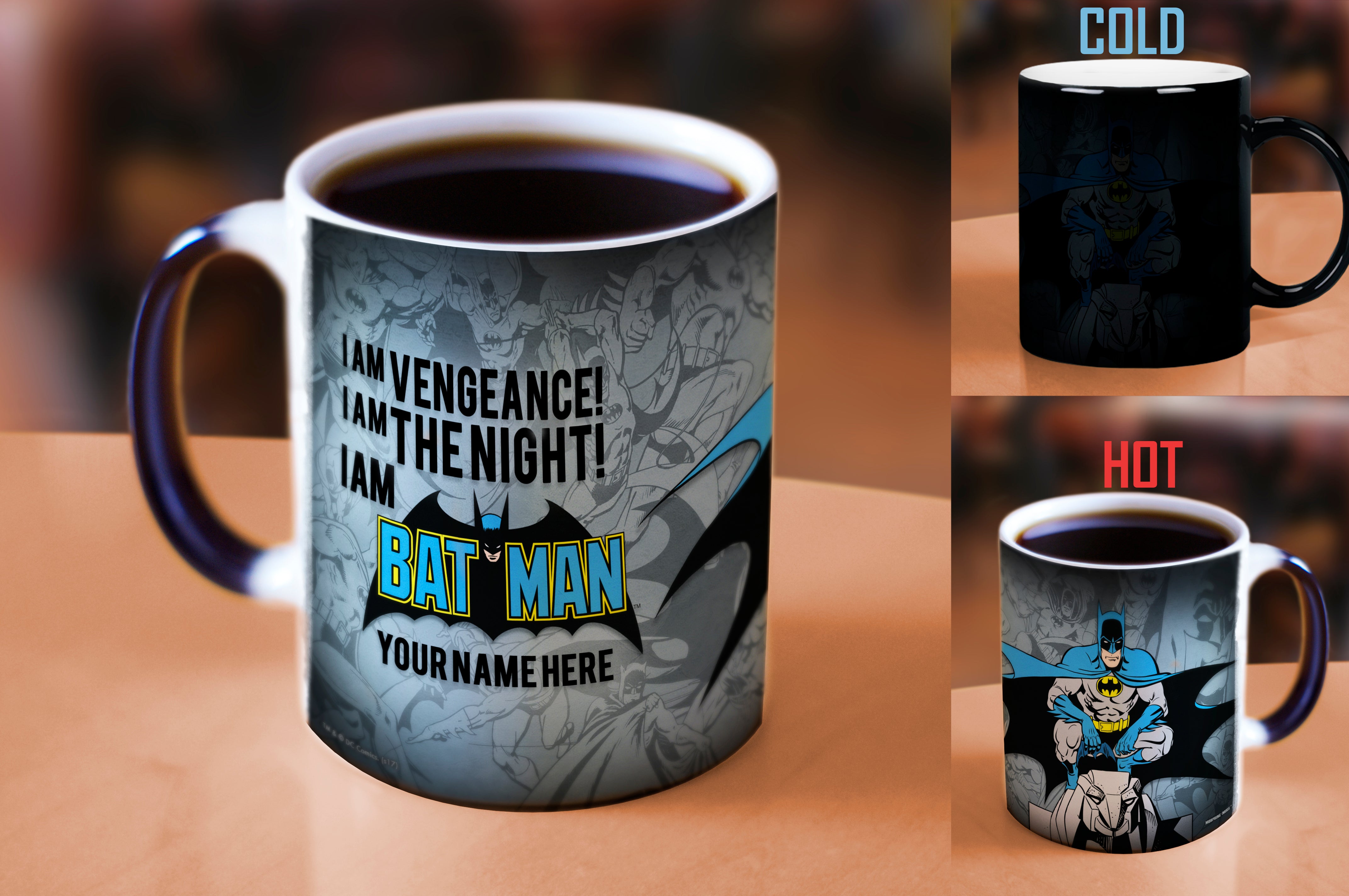 DC Comics Originals (I Am Batman - Personalized) Morphing Mugs® Heat-Sensitive Mug MMUG720