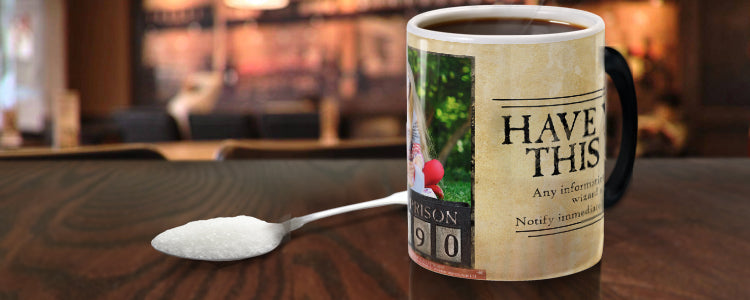 Harry Potter (Wanted Wizard - Add Your Image!) Morphing Mugs® Heat-Sensitive Mug