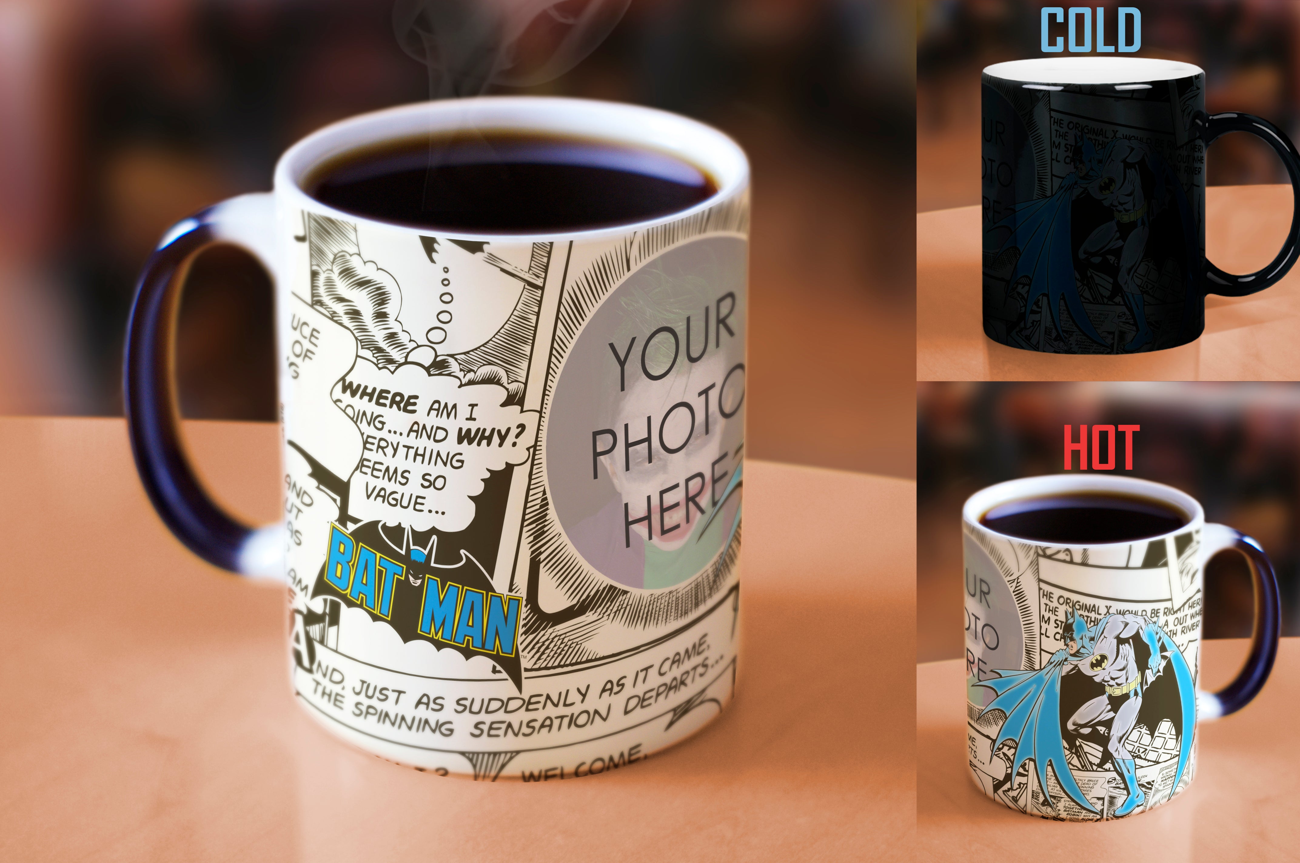 DC Comics (Batman Comics - Add Your Image!) Morphing Mugs® Heat-Sensitive Mug