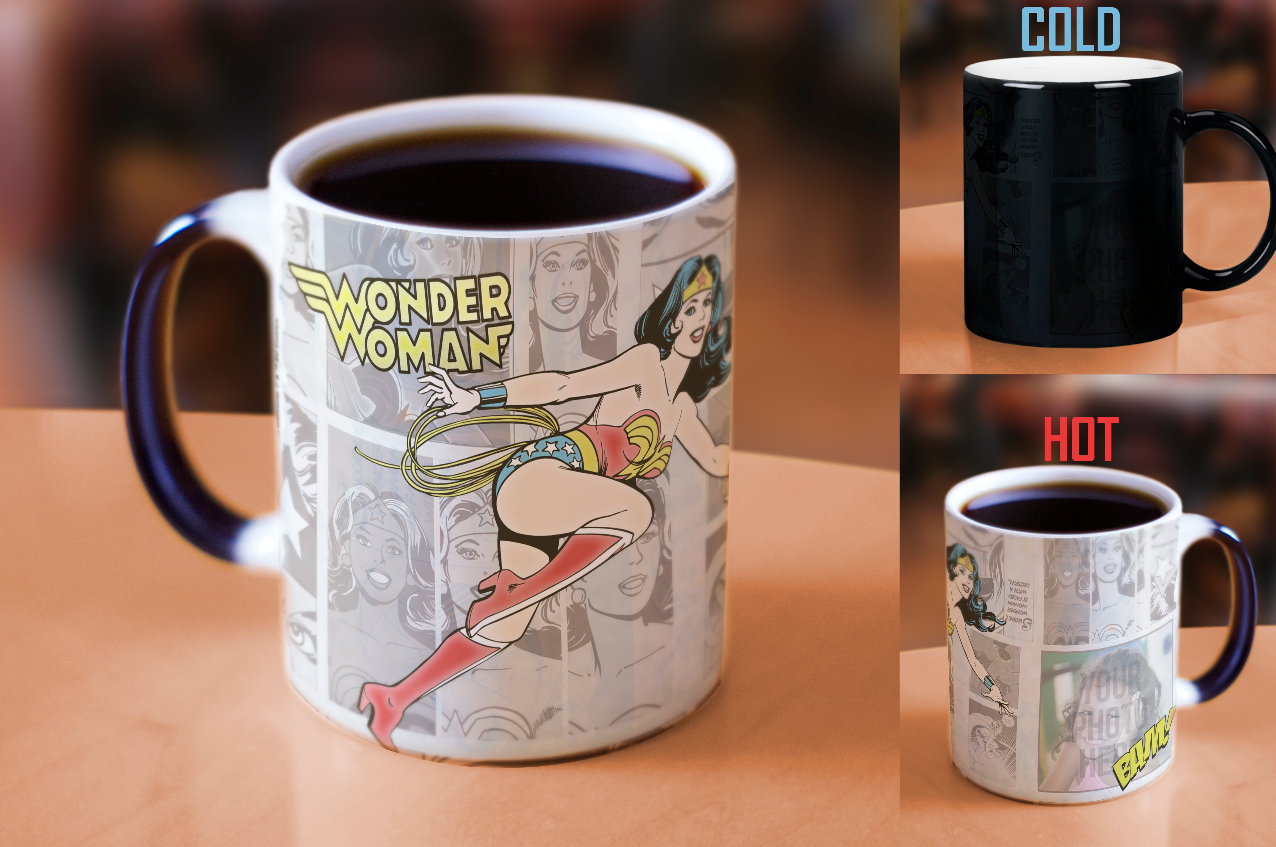 DC Comics (Wonder Woman - Add Your Image!) Morphing Mugs® Heat-Sensitive Mug