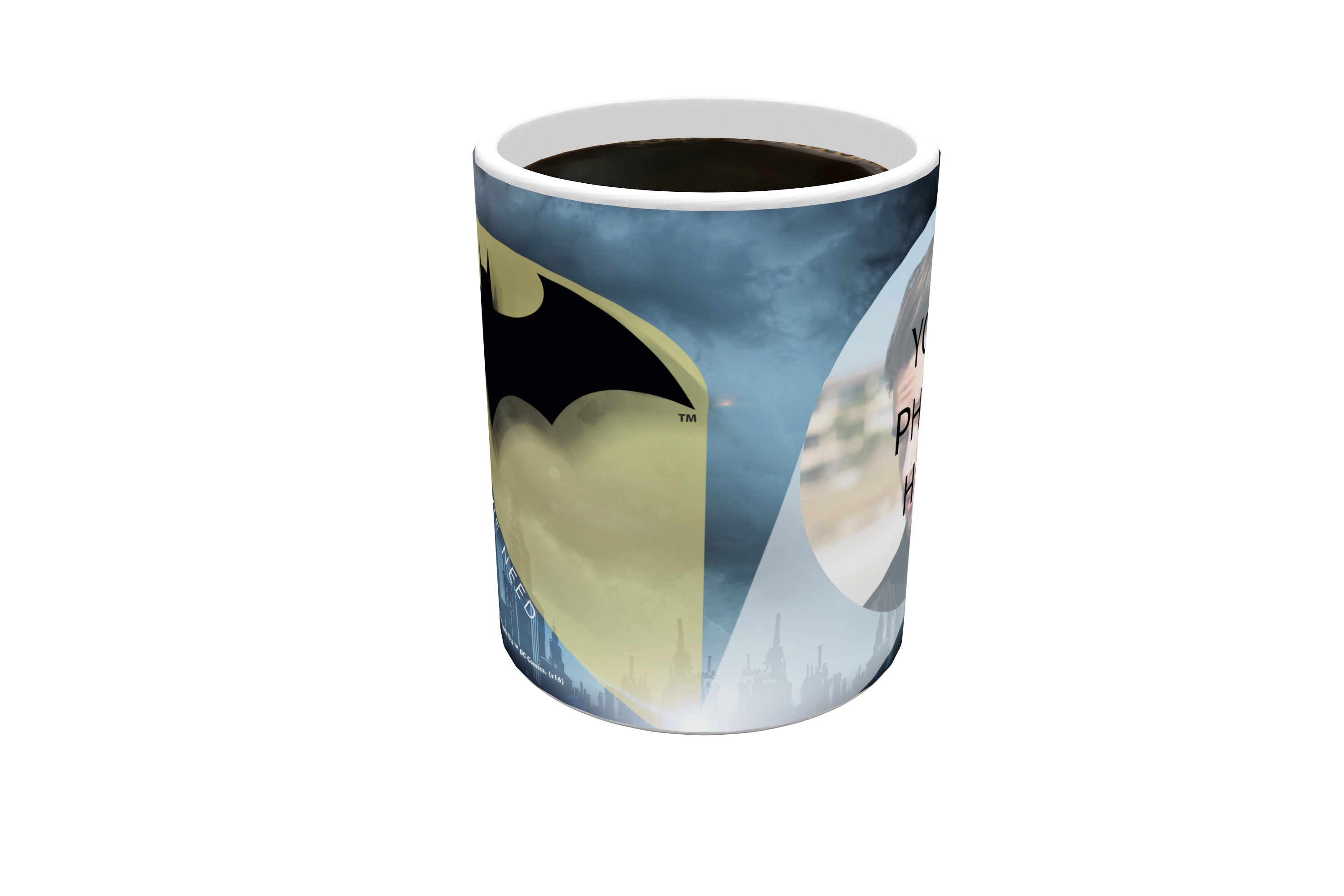 DC Comics (Bat Signal - Add Your Image!) Morphing Mugs® Heat-Sensitive Mug