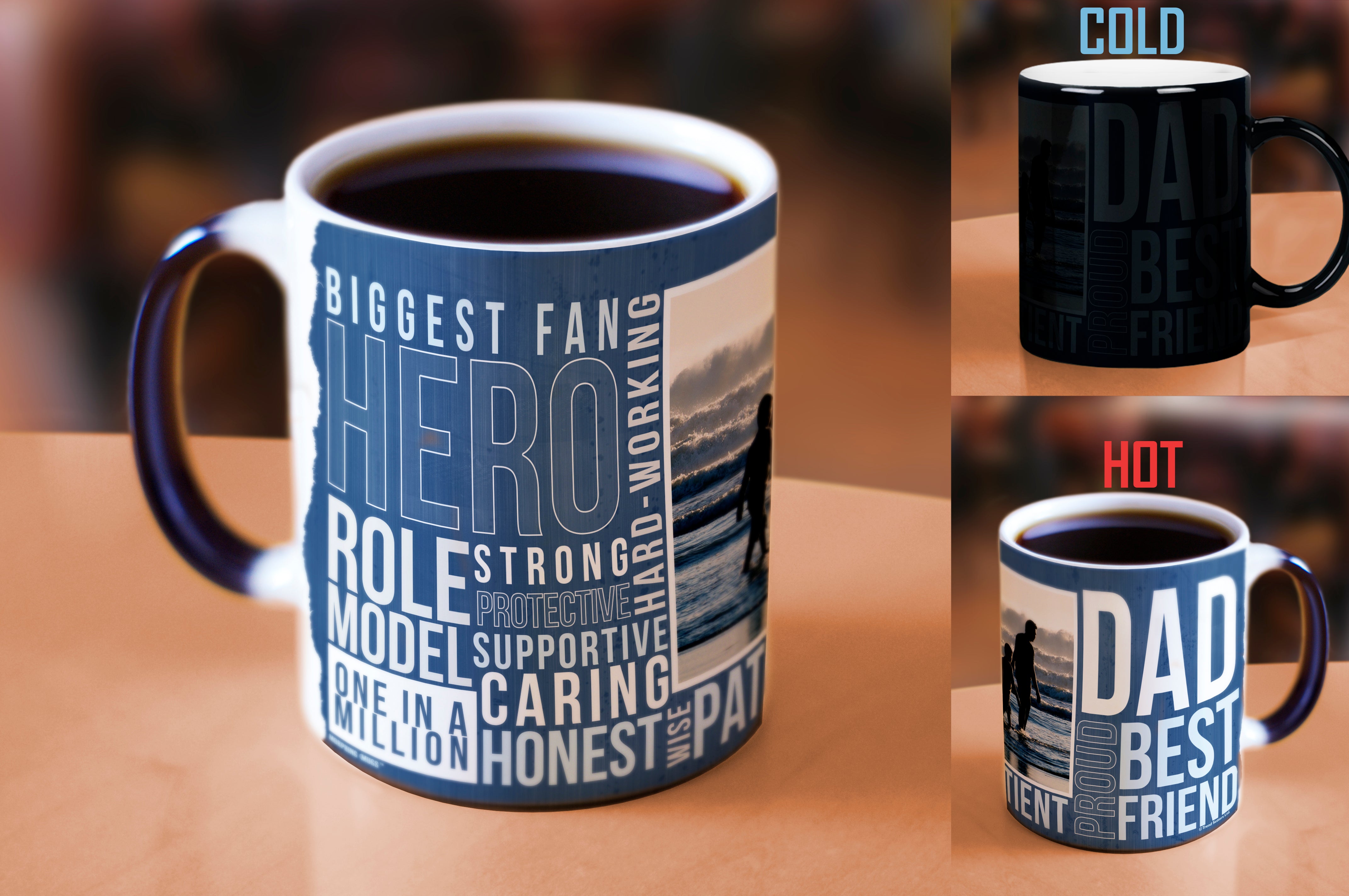 Father's Day Collection (Dad Words - Personalized) Morphing Mugs® Heat-Sensitive Mug MMUGU433