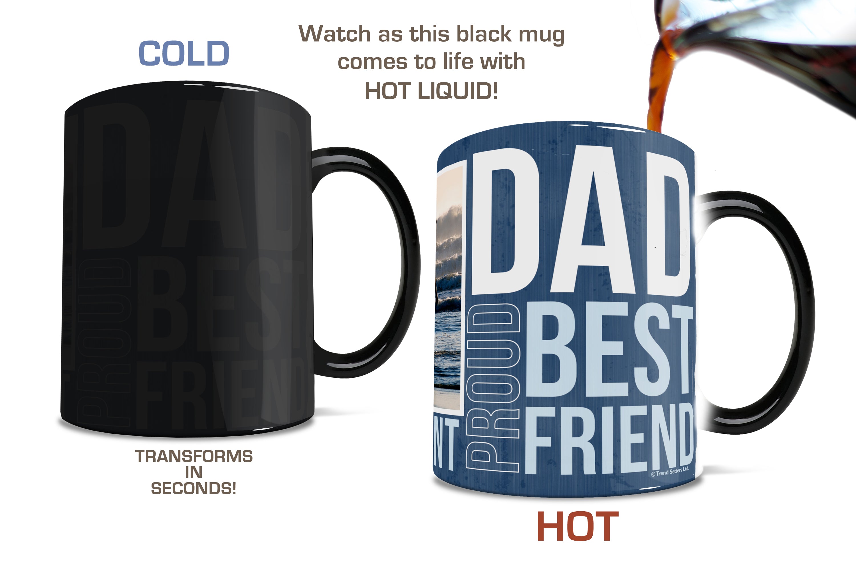 Father's Day Collection (Dad Words - Personalized) Morphing Mugs® Heat-Sensitive Mug MMUGU433