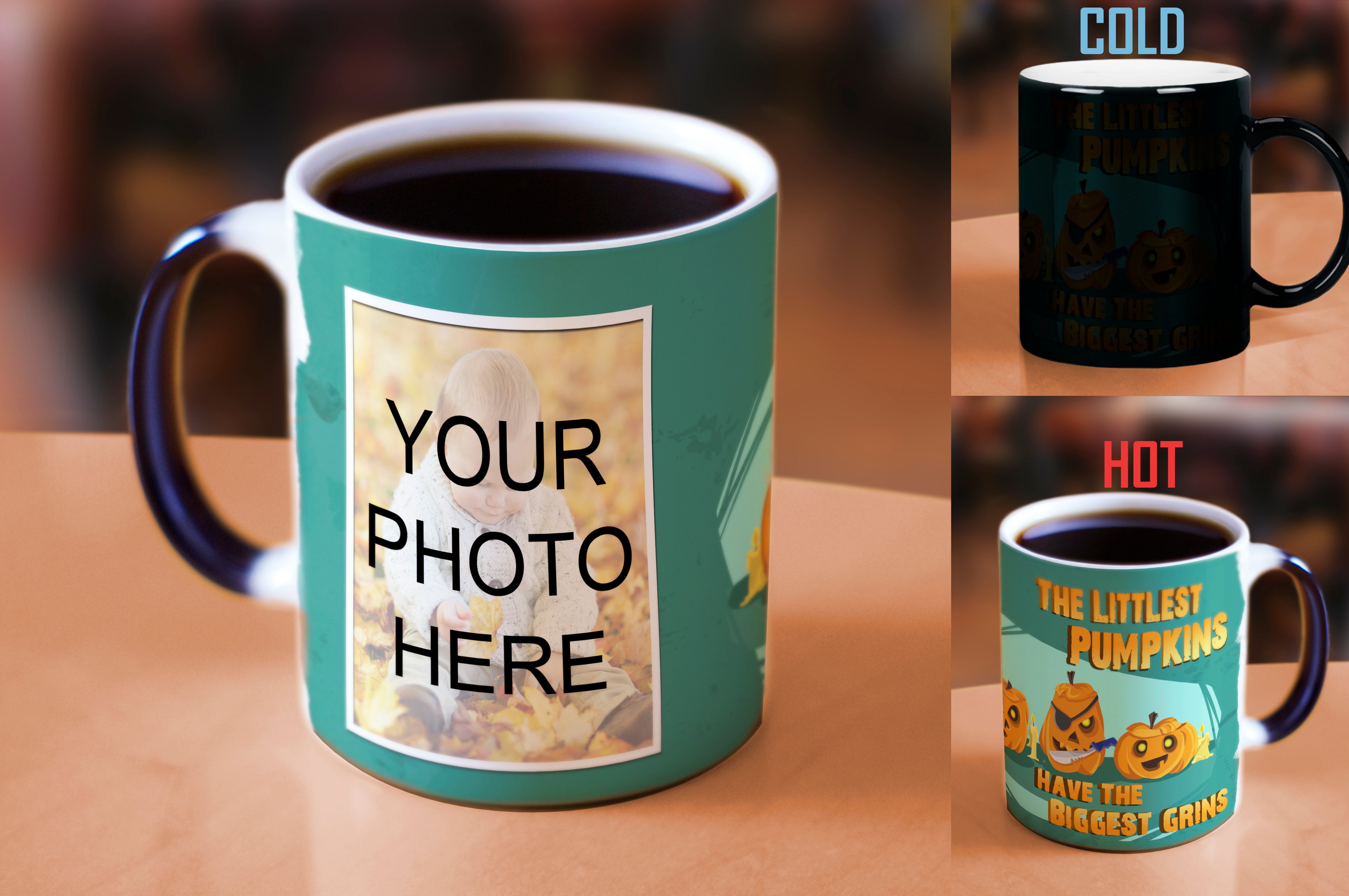 Halloween Collection (Littlest Pumpkins - Personalized) Morphing Mugs® Heat-Sensitive Mug MMUGU535