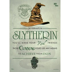 Harry Potter (Slytherin Sorting Hat Poem - Personalize with Name) MightyPrint Wall Art