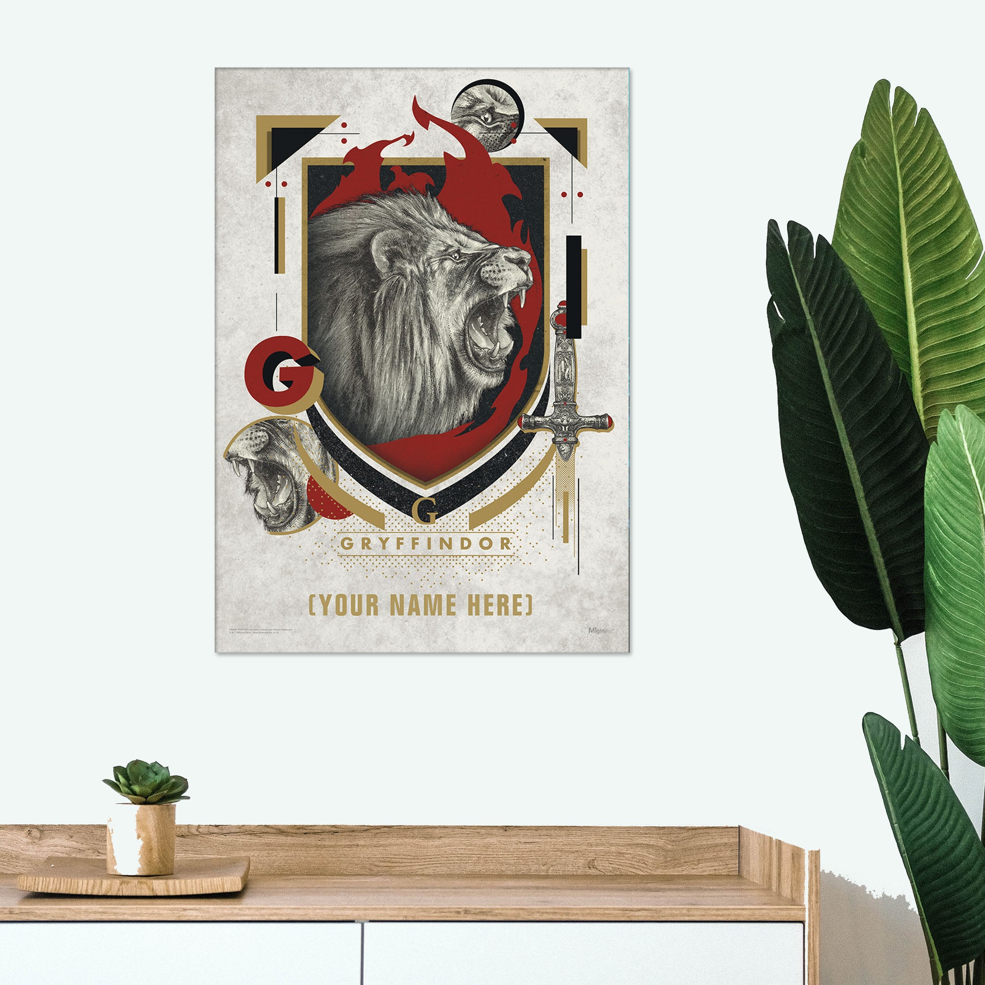 Harry Potter (Gryffindor Magical Mischief – Personalized) MightyPrint™ Wall Art MP17240550