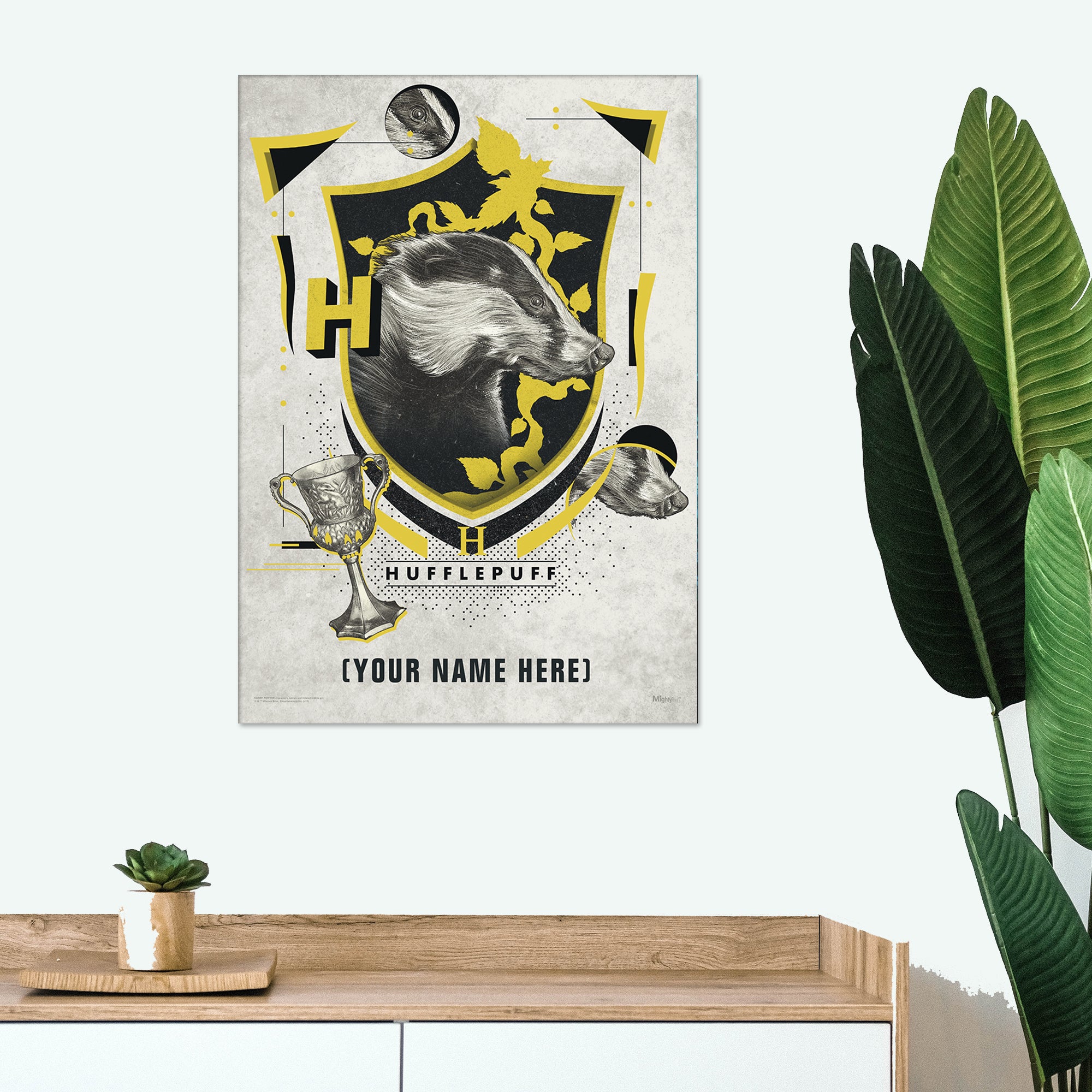 Harry Potter (Hufflepuff Magical Mischief - Personalized) MightyPrint™ Wall Art MP17240551