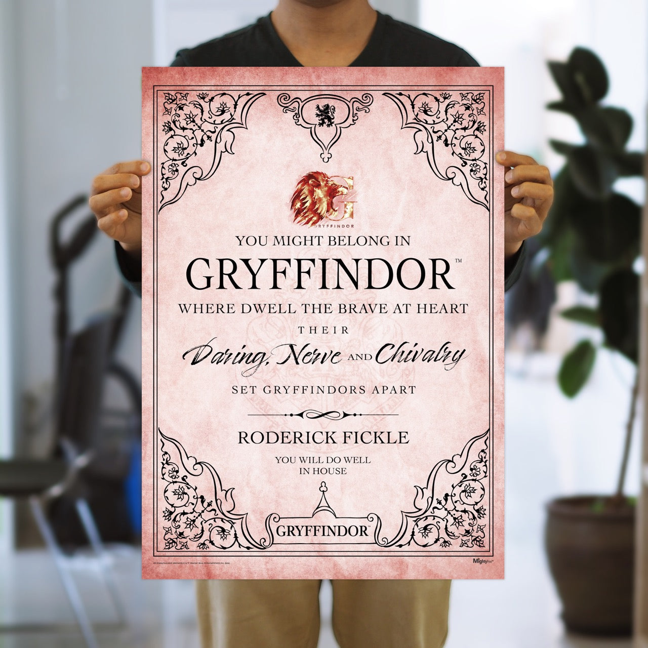 Harry Potter (Gryffindor Assigned - Personalized) MightyPrint™ Wall Art MP17240979