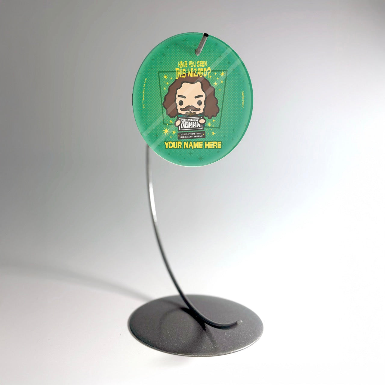 Harry Potter (Wanted Wizard Male - Personalized) StarFire Prints Glass Art