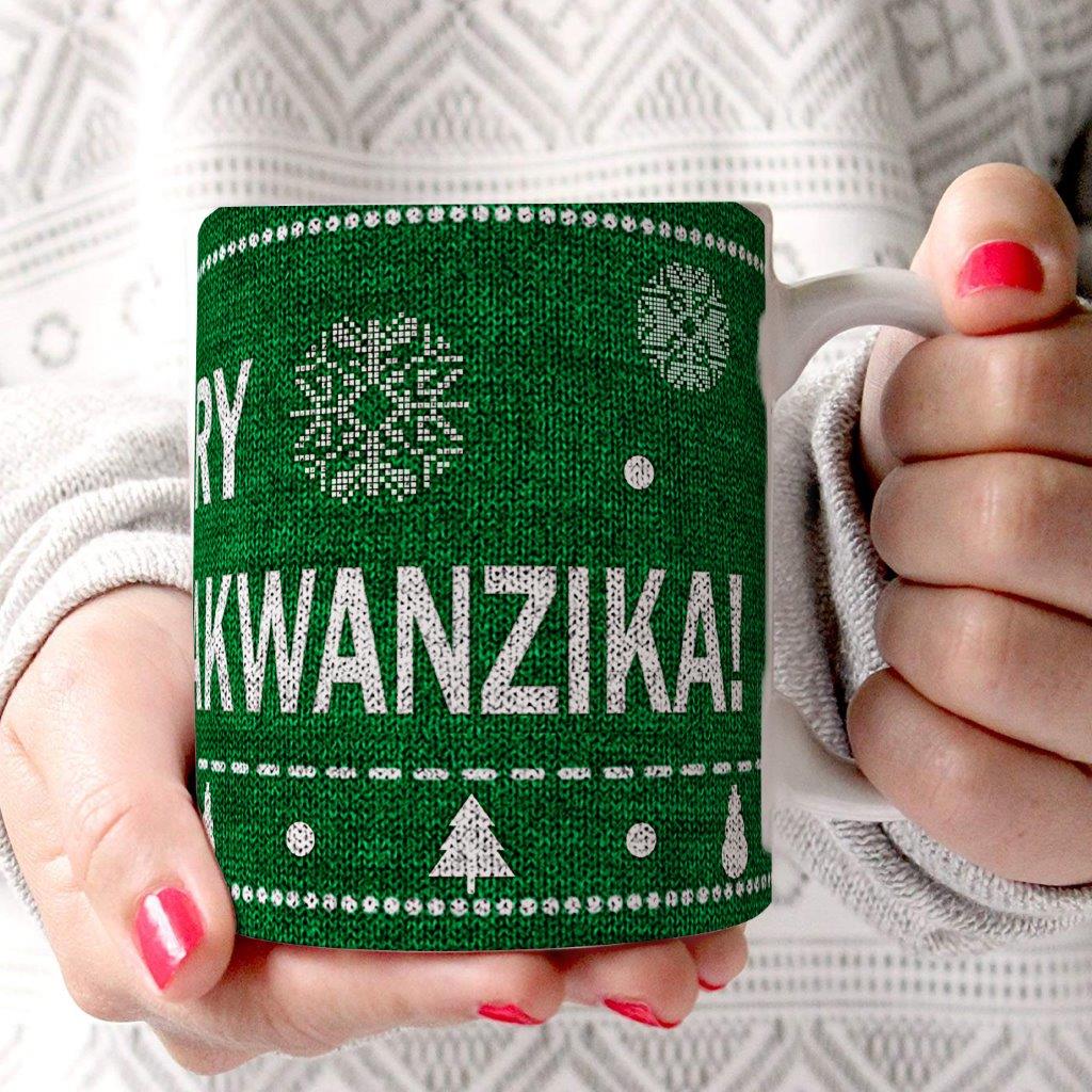 Trend Setters Original (Christmahanakwanzika) White Ceramic Mug