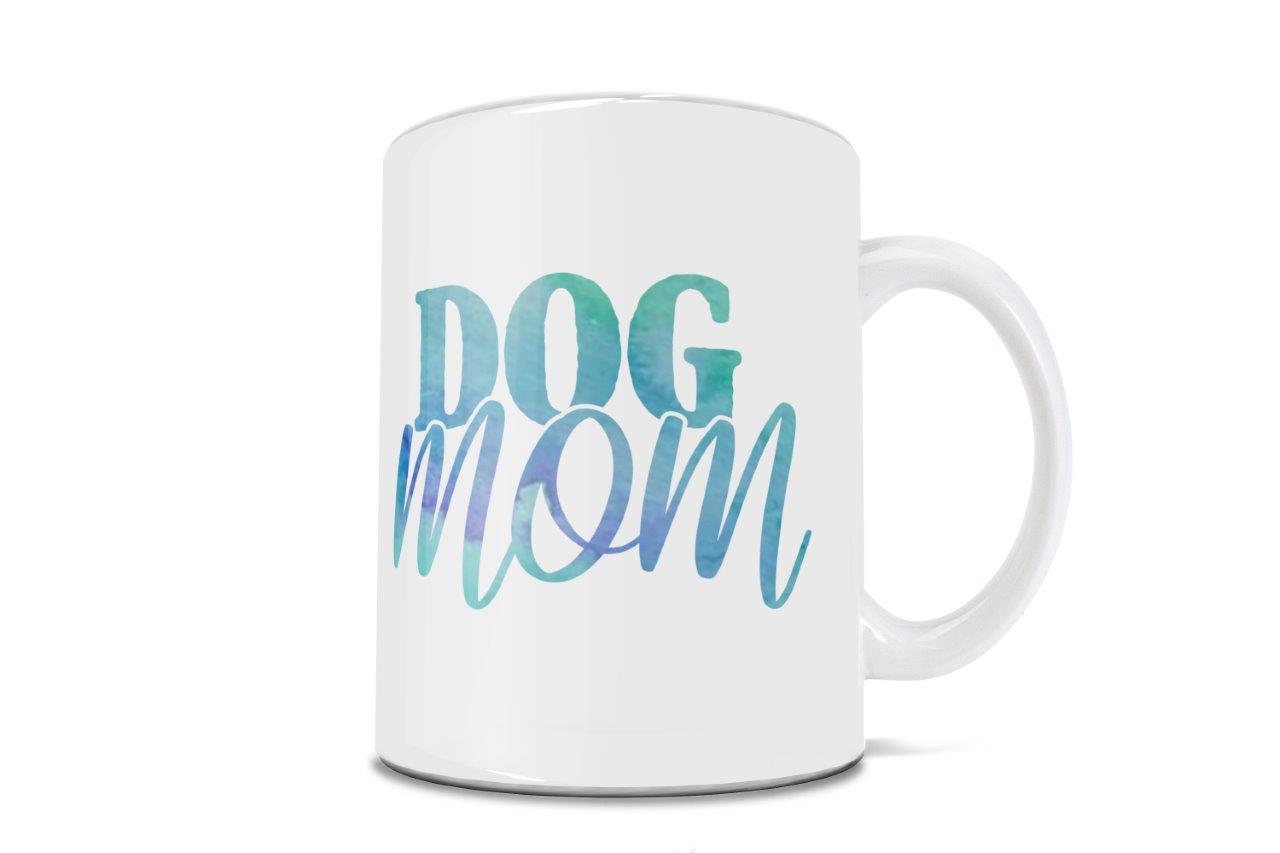 Pet Collection (Custom Woman and Dog Cartoon Design) 11 oz White Ceramic Mug