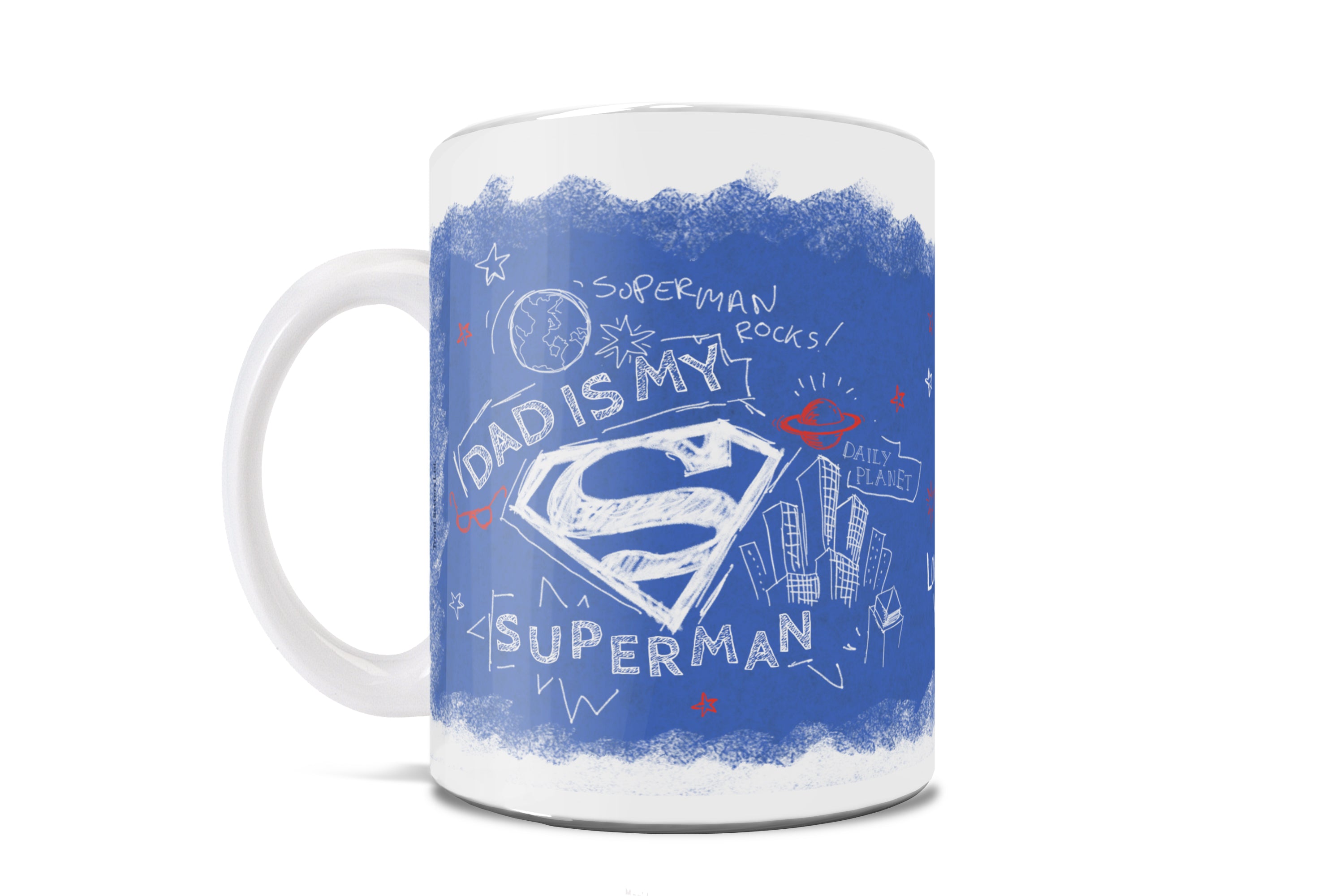 Father's Day Collection (SuperDad – Personalized) 11 oz White Ceramic Mug