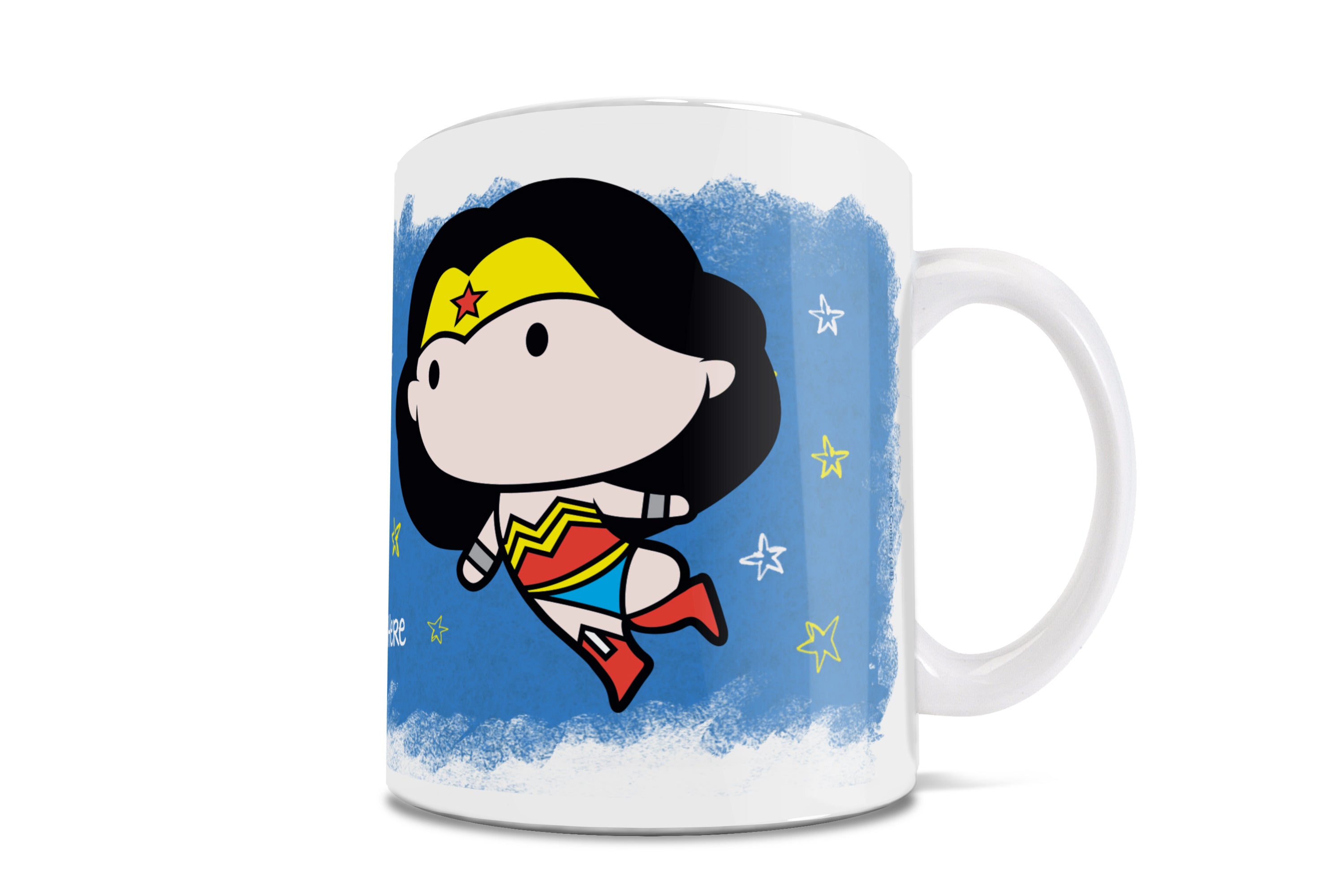 Mother's Day Collection (Wonder Woman – Mommy – Personalized) 11 oz White Ceramic Mug