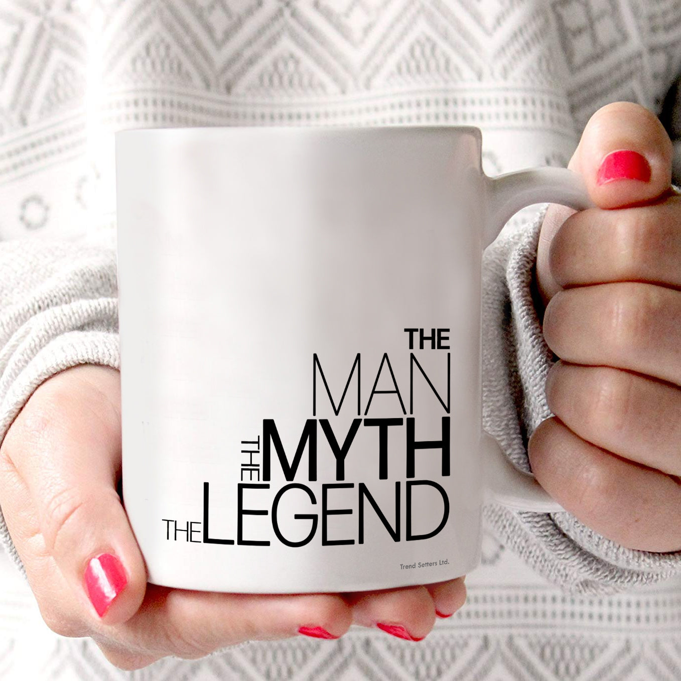 Family Collection (The Man, The Myth, The Legend - Personalized) White Ceramic Mug