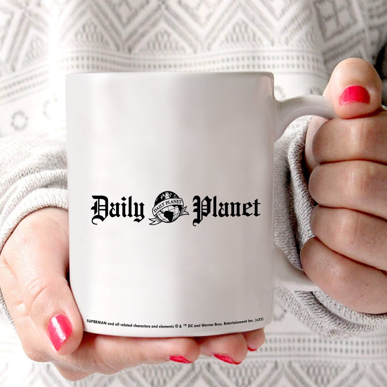 Superman 2025 (Daily Planet Press Pass – Personalized Name & Photo Upload) 11 oz White Ceramic Mug WMUGU1743